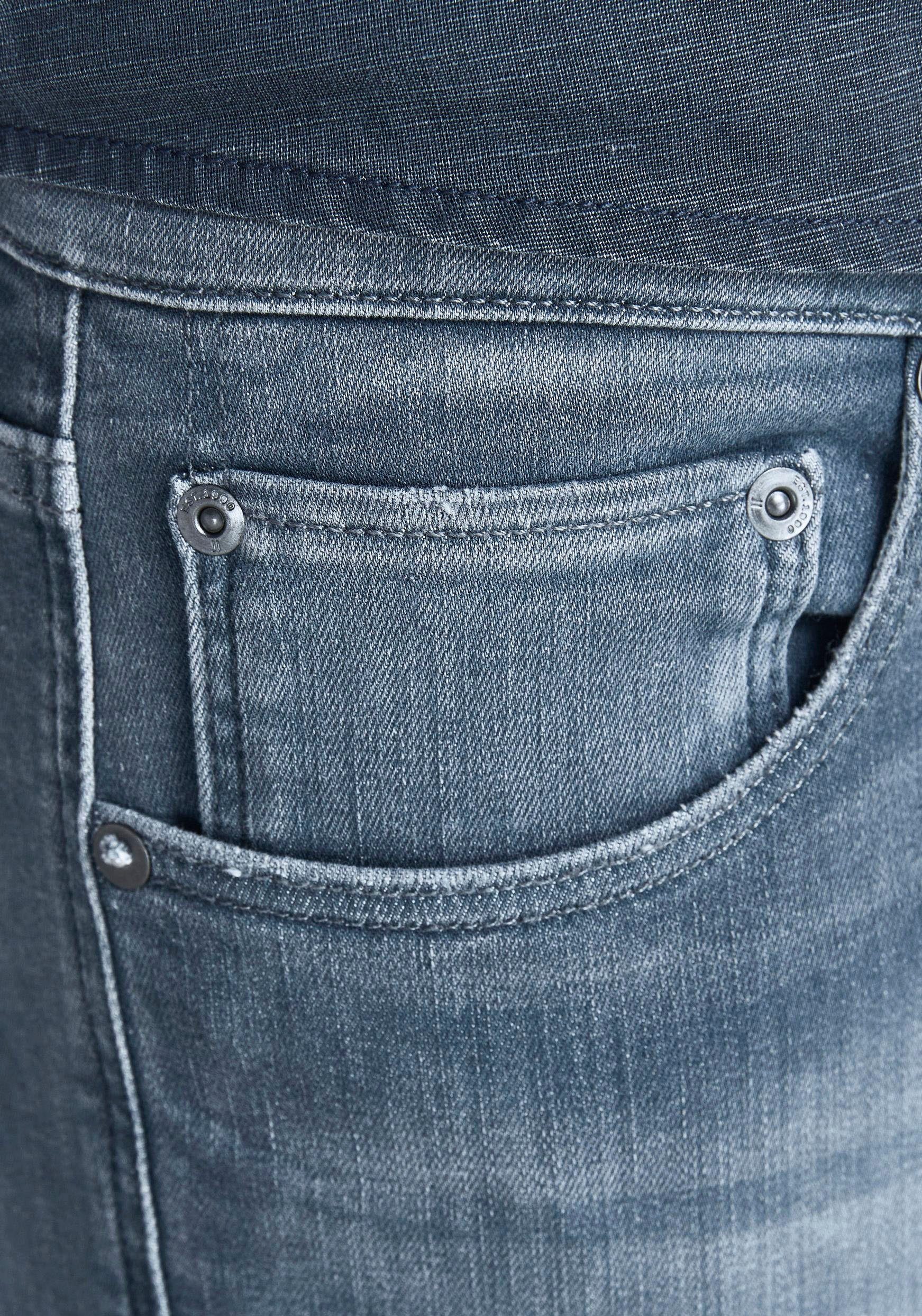 Slim-fit-Jeans GLENN Jones Jack & ICON hellblau