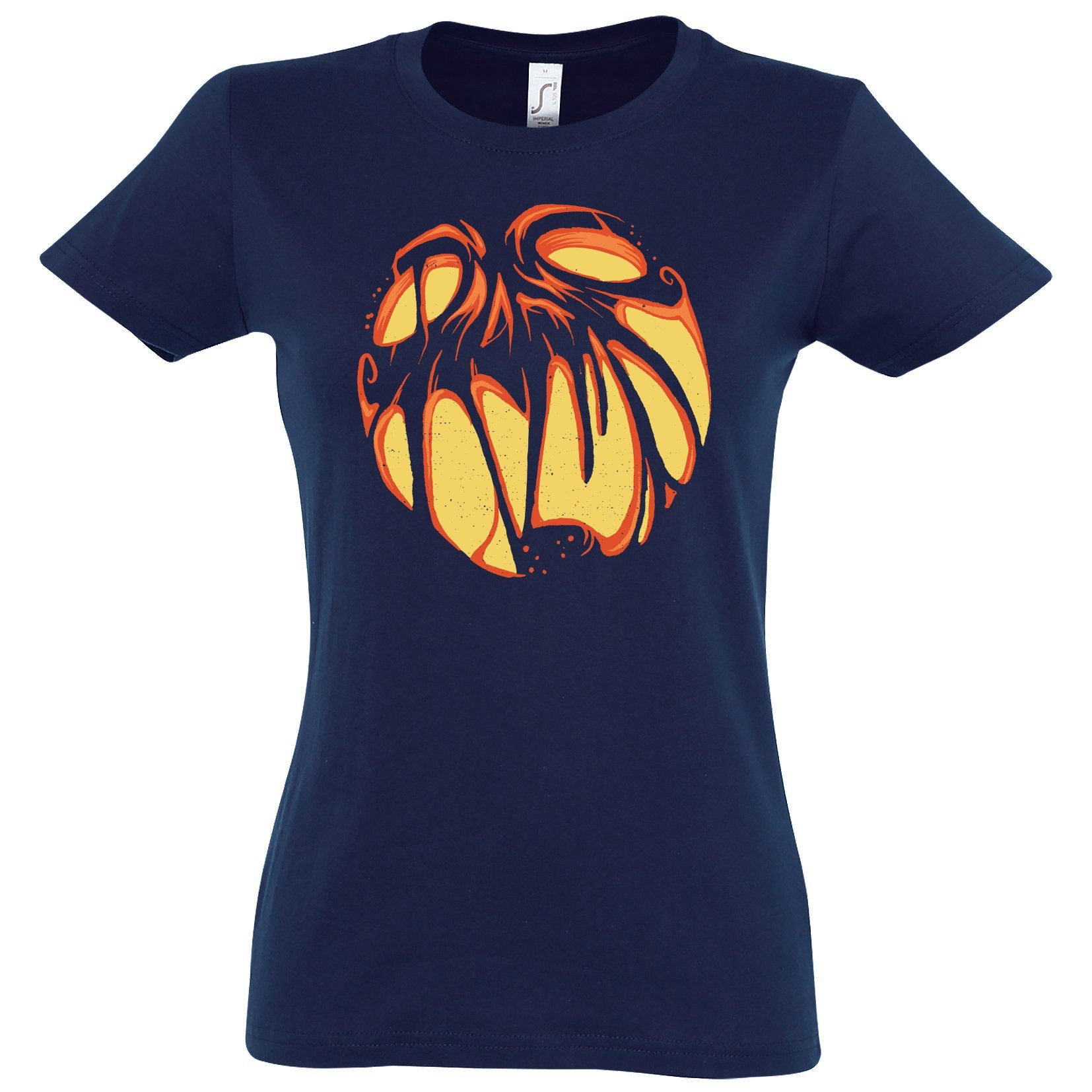Youth Designz Print-Shirt Halloween Kürbis Damen günstig online kaufen