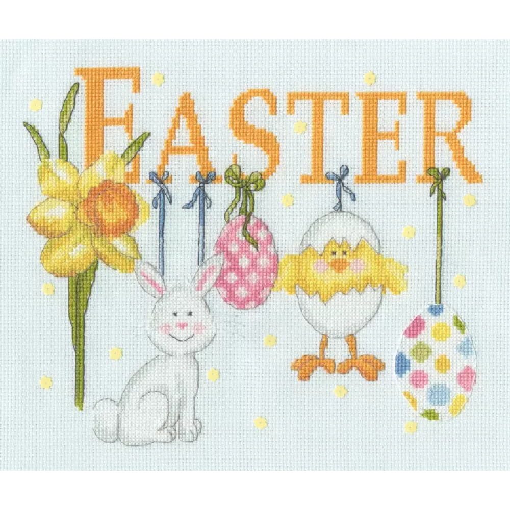 Bothy Threads Kreativset Bothy Threads Kreuzstich Stickpackung "Es muss Ostern sein" Zählmuster, (embroidery kit by Marussia)