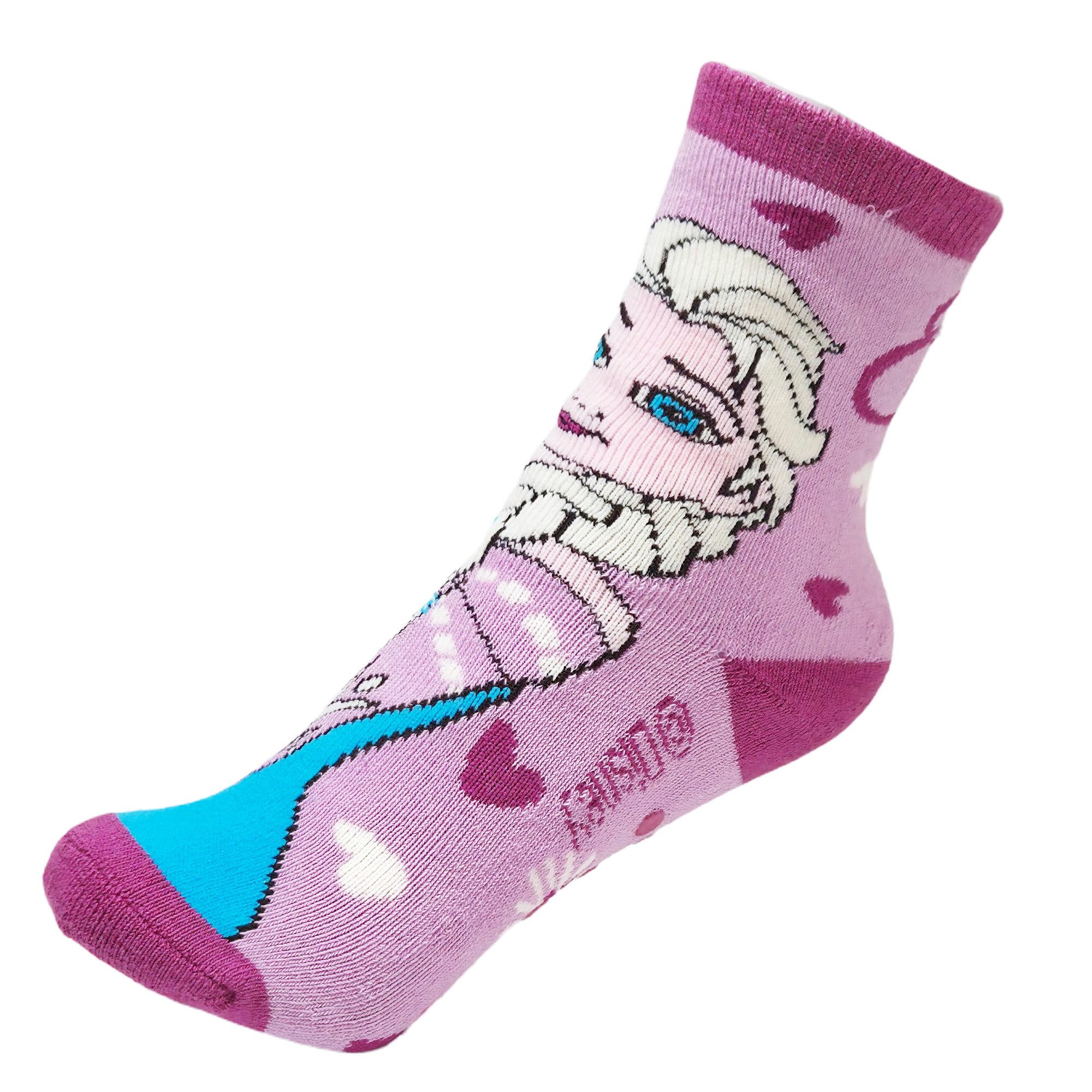 Disney ABS-Socken Disney Die Eiskönigin Elsa Olaf Mädchen Kinder ABS Socken im 2er Pack (2-Paar) Gr. 23 bis 34