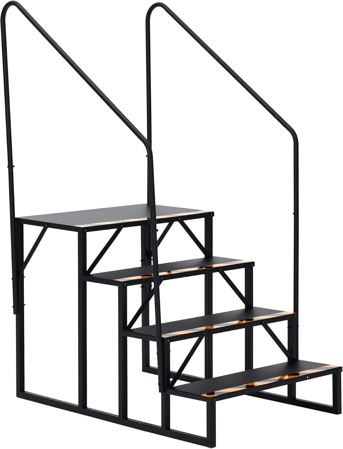 GarveeMore Treppenstufe RV Stufen, Schritte Mobile Home Leiter Tragbare Treppe