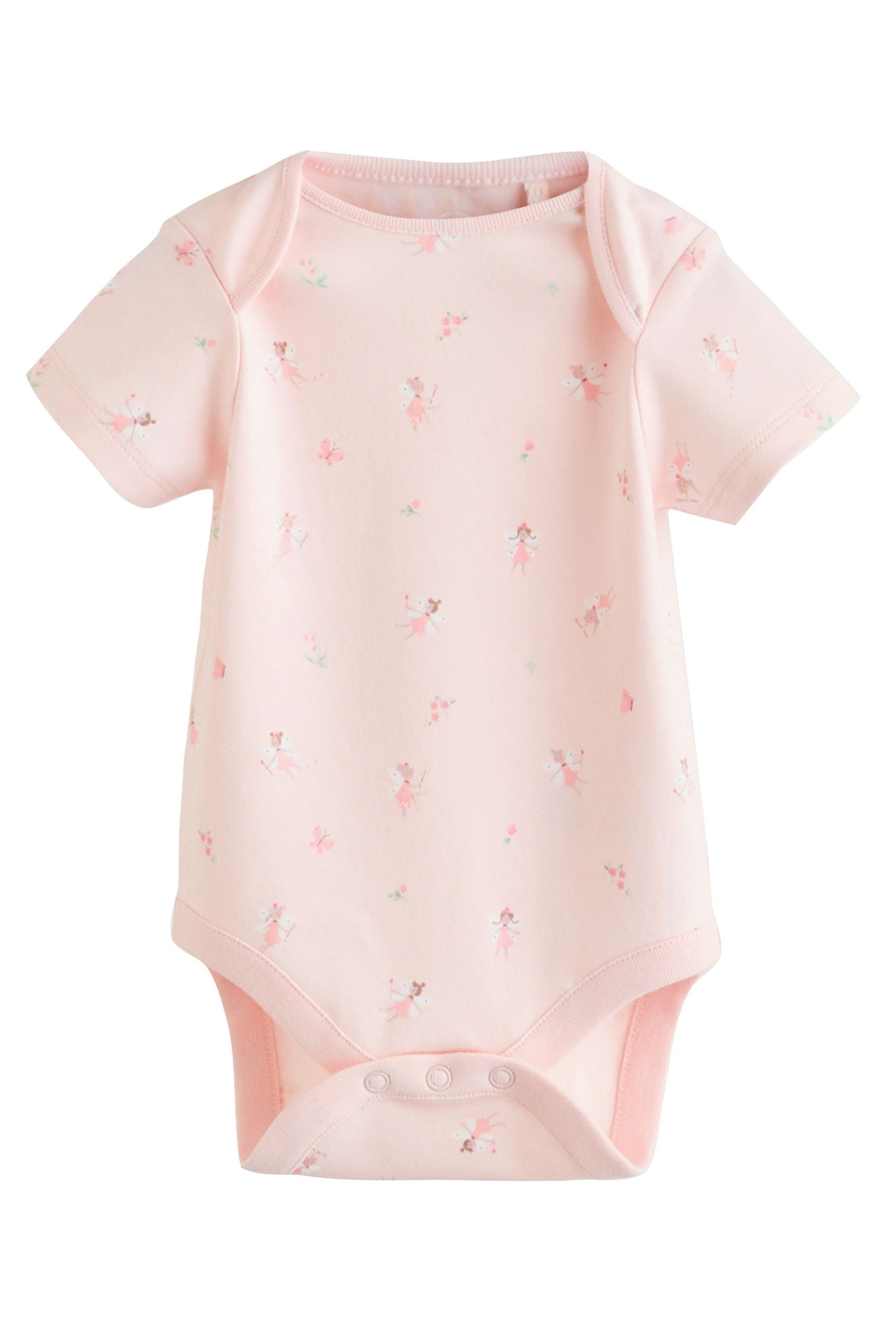 Next T-Shirt-Body Kurzärmelige Baby-Bodysuits im 7er-Pack (7-tlg)