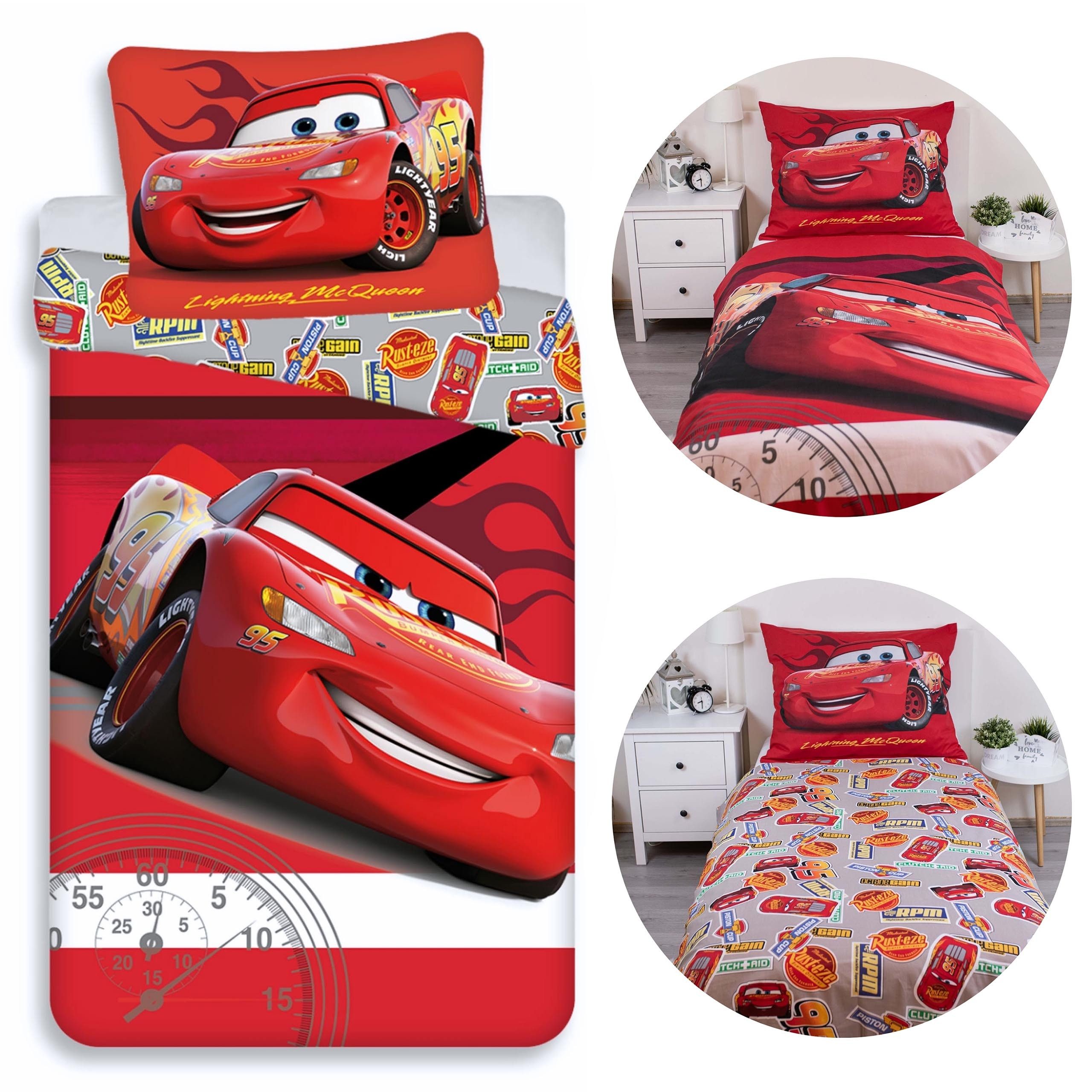 Sarcia.eu Kinderbettwäsche Cars, Lightning McQueen Jungen günstig online kaufen
