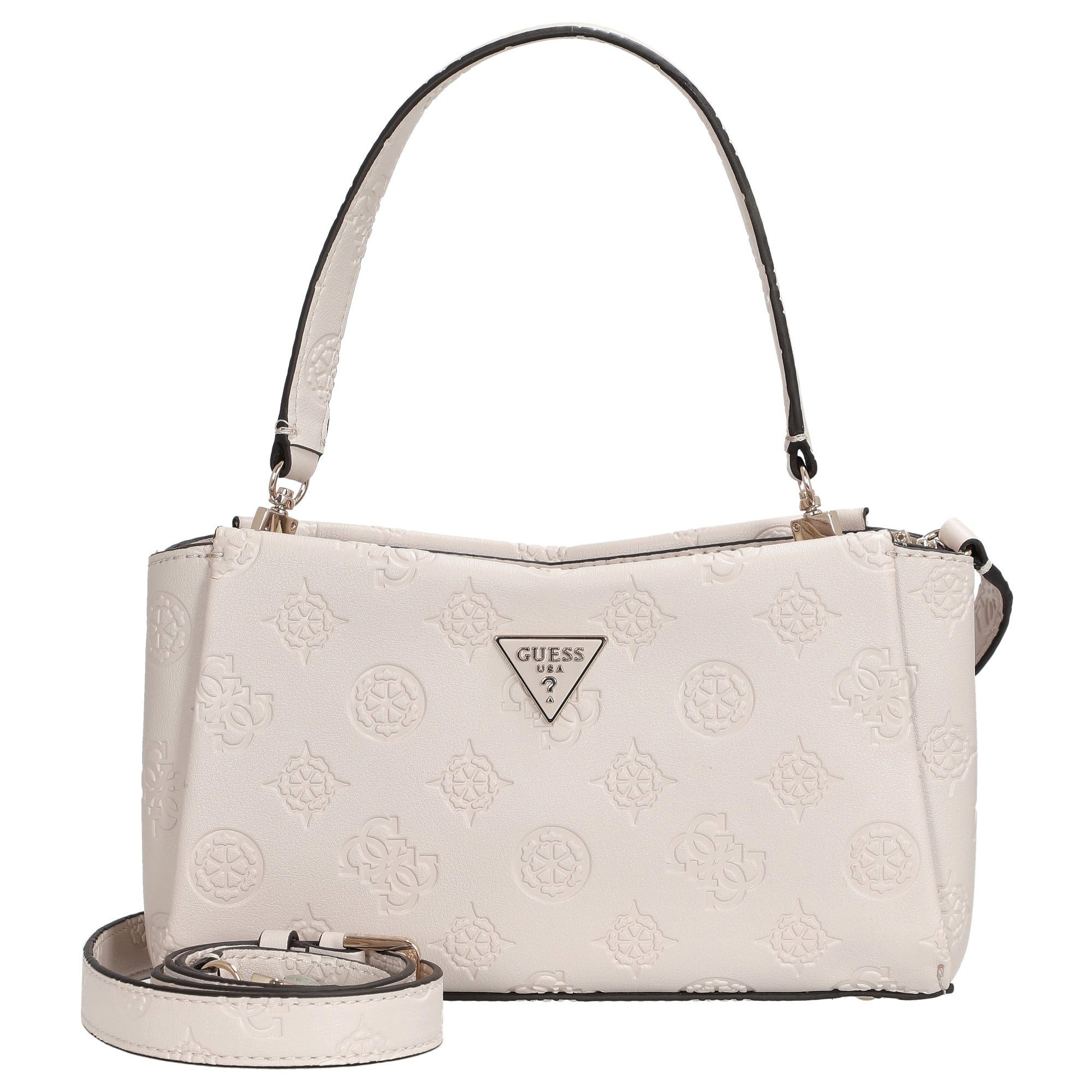 Guess Umhängetasche Tisha Crossbody - Schultertasche (stone logo)