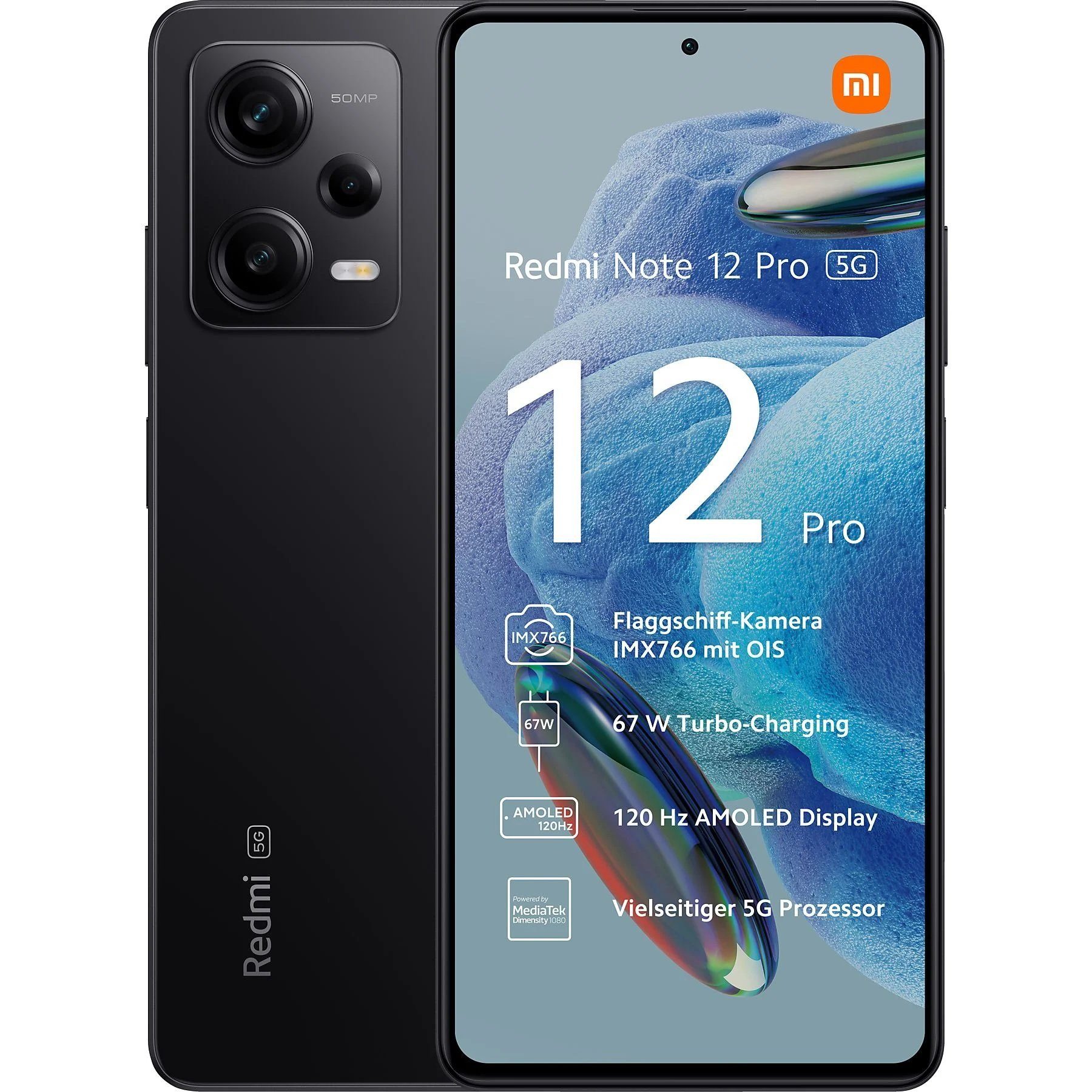 Xiaomi Redmi Note 12 Pro 5G Smartphone (16,94 cm/6.67 Zoll, 256 GB ...