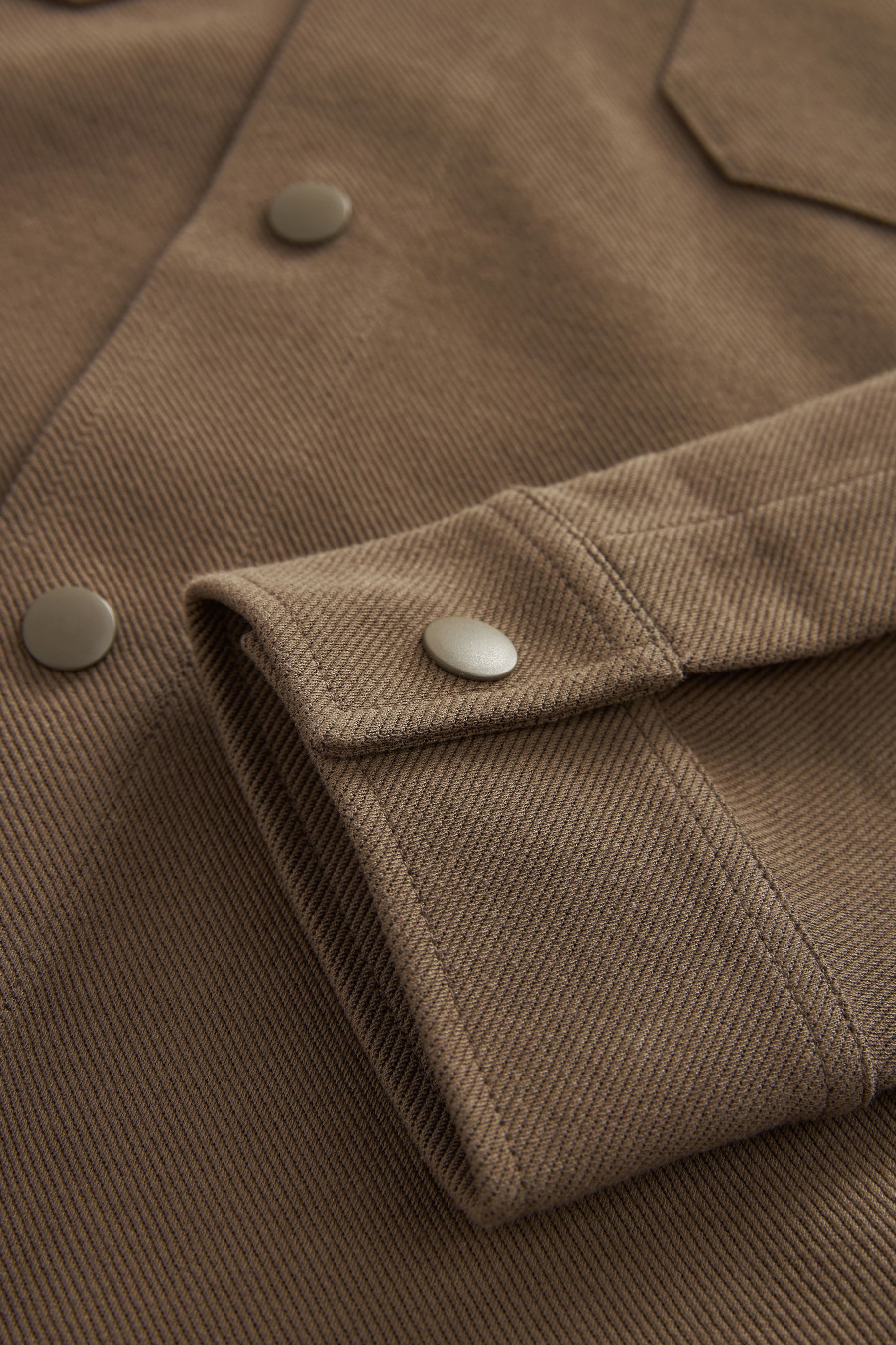 Next Hemdjacke Hemdjacke aus Jersey (1-St)