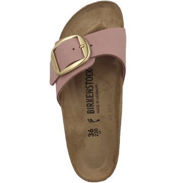 Birkenstock Madrid Big Buckle Nubukleder schmal Damen Pantolette