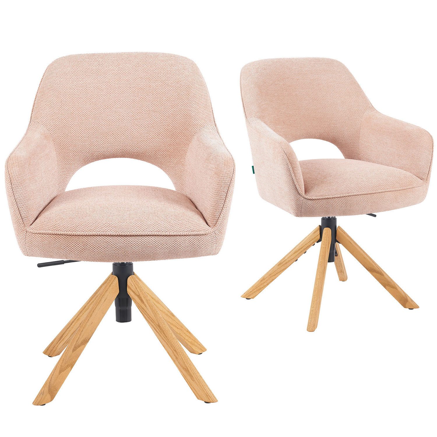 DUBI Möbel Polsterstuhl Mika-Lara 2er-Set günstig online kaufen