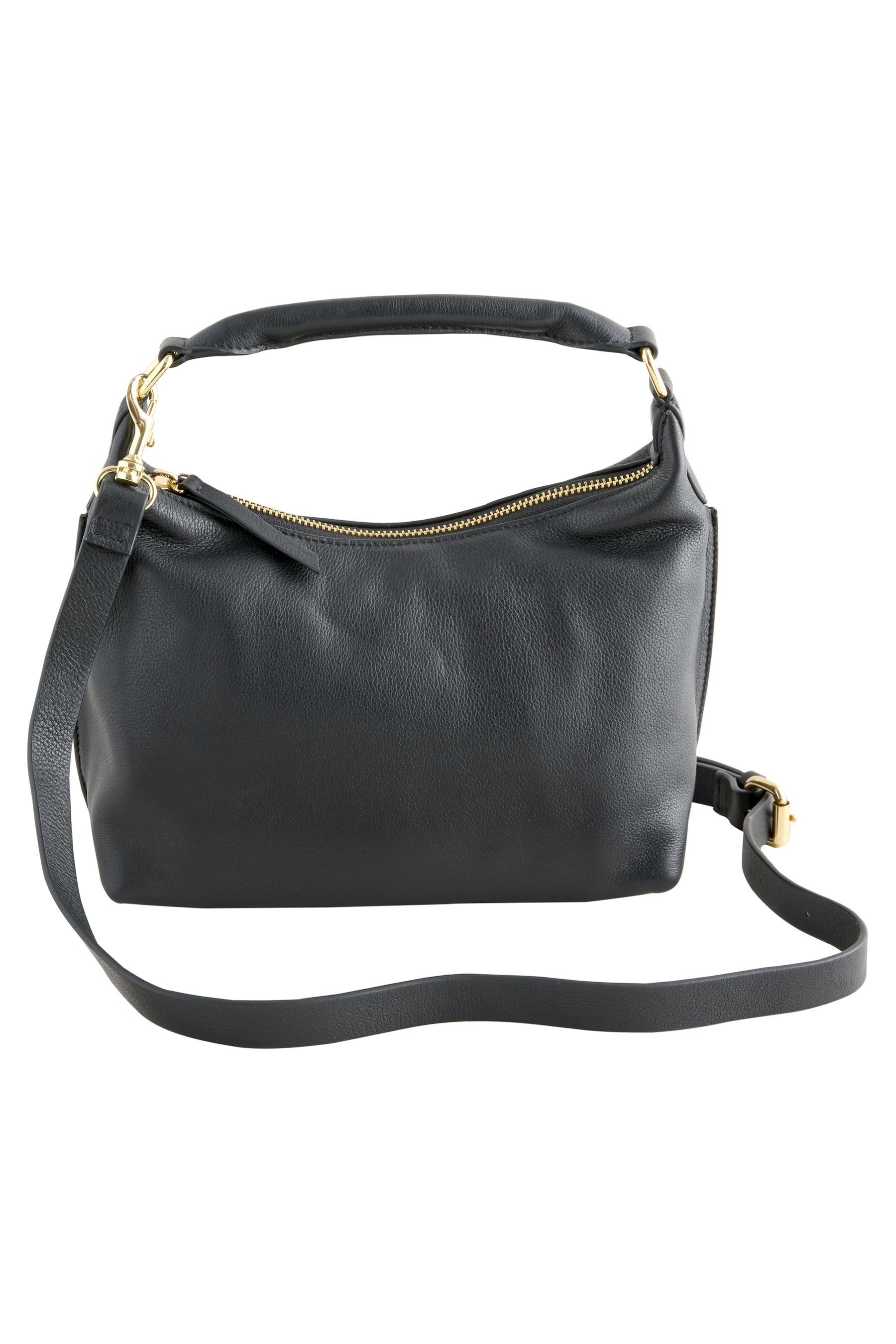 Next Umhängetasche Halbrunde Handtasche aus Leder (1-tlg)