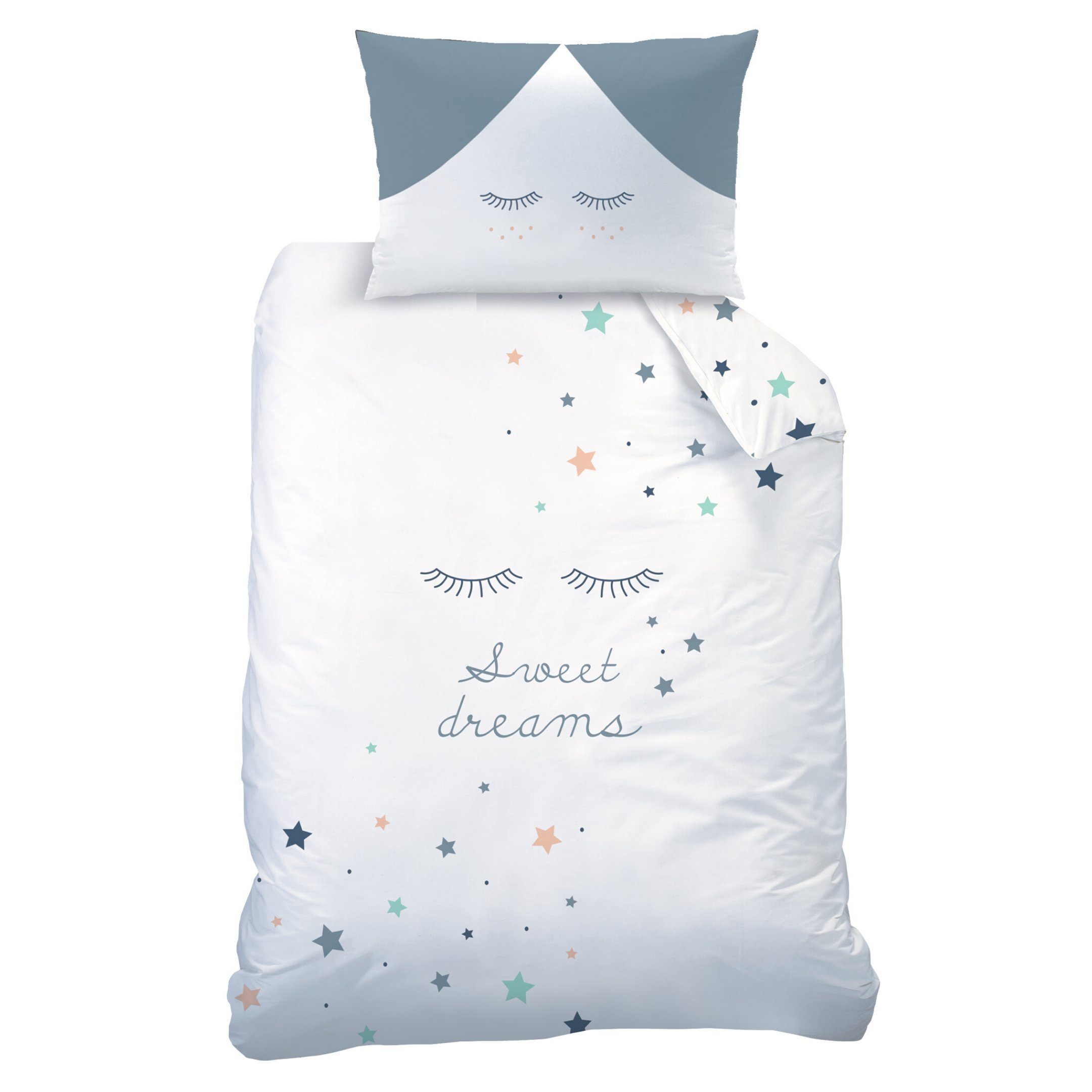 Babybettwäsche Sweet Dreams 100x135 + 40x60 cm, 100 % Baumwolle