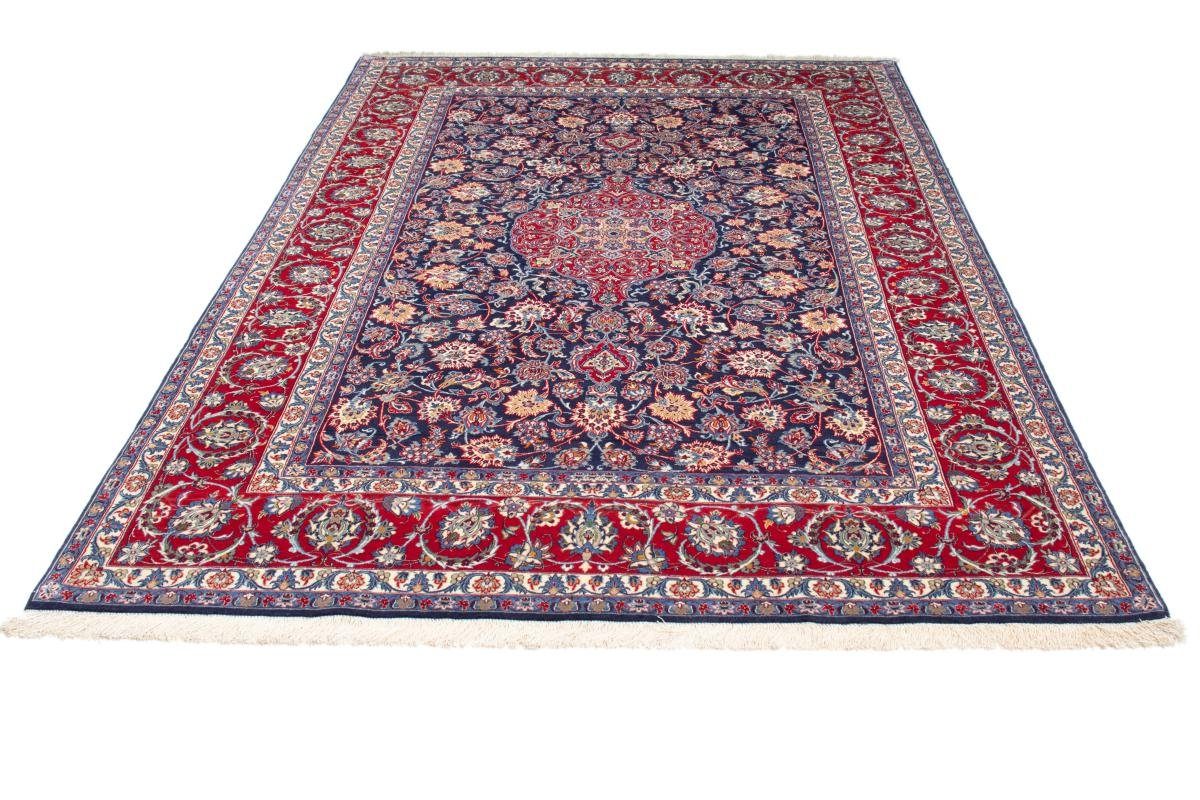 Orientteppich Höhe: Isfahan mm Orientteppich, Nain 172x237 Trading, Handgeknüpfter Seidenkette rechteckig, 6