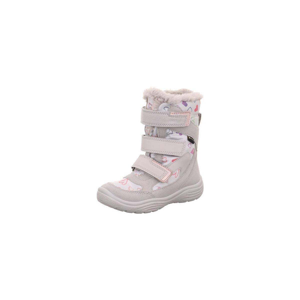 Superfit Crystal Winterstiefel Wasserdichte, warme Mädchenstiefel mit Klettverschluss und recycelten