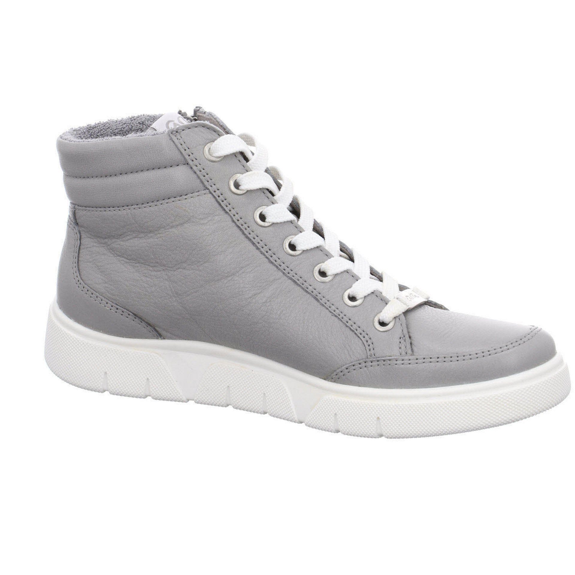 Damen Sneaker Ara 2.0 Sneaker Sneaker 044924 grau Rom-Sport Glattleder Schuhe