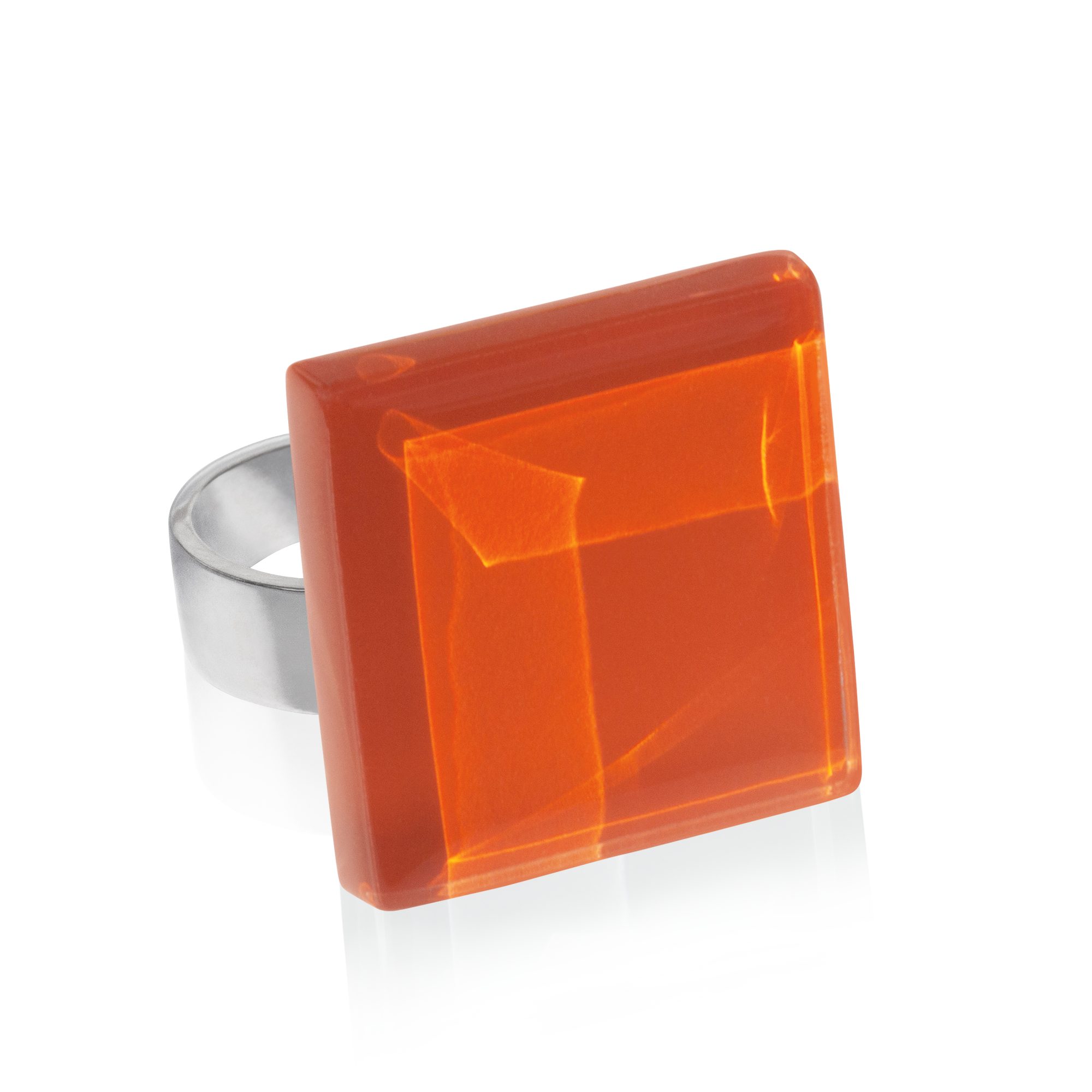 ALEXASCHA Fingerring Statement Ring mit Stein 20mm • größenverstellbar günstig online kaufen