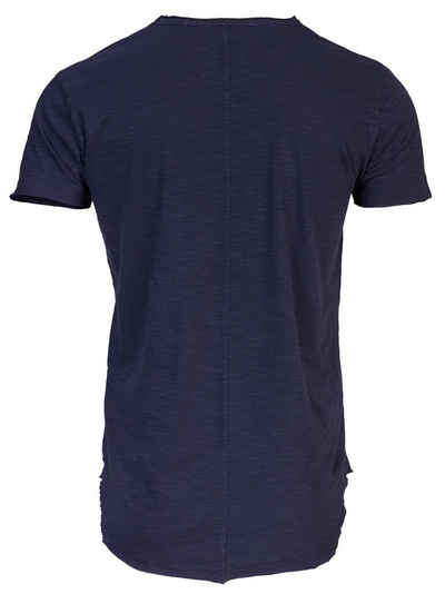 DAILY´S T-Shirt JADEN: Herren T-Shirt mit Leinenstruktur aus Biobaumwolle