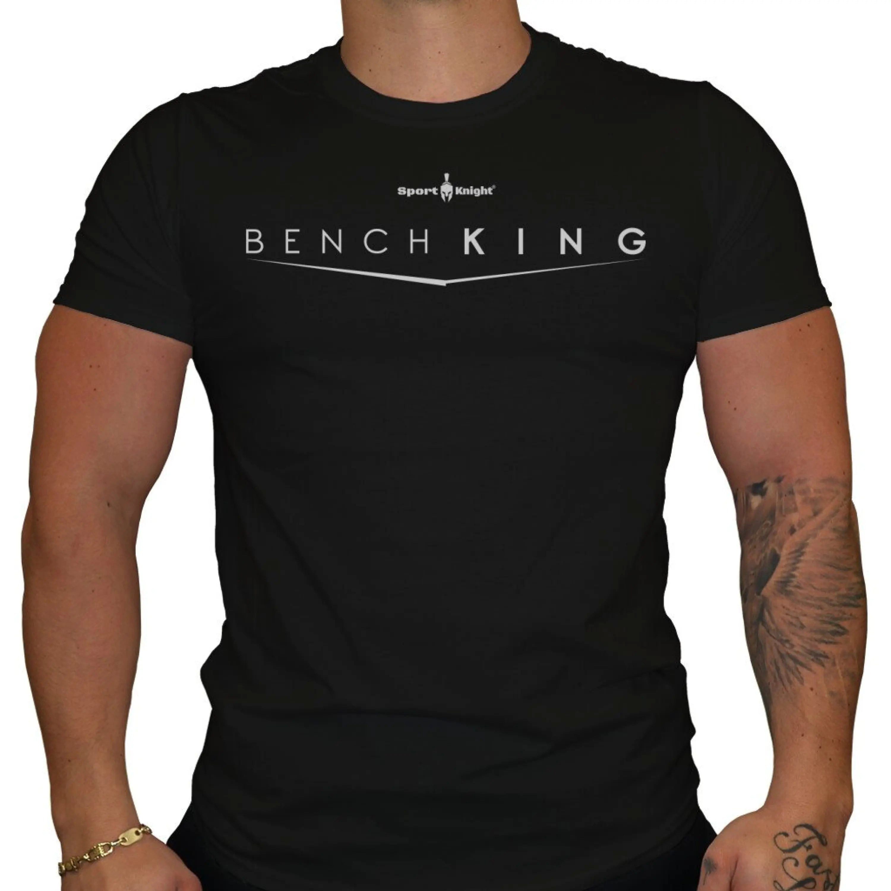 Sport-Knight® T-Shirt Sport-Knight® Herren Fitness T-Shirt "Bench King" günstig online kaufen