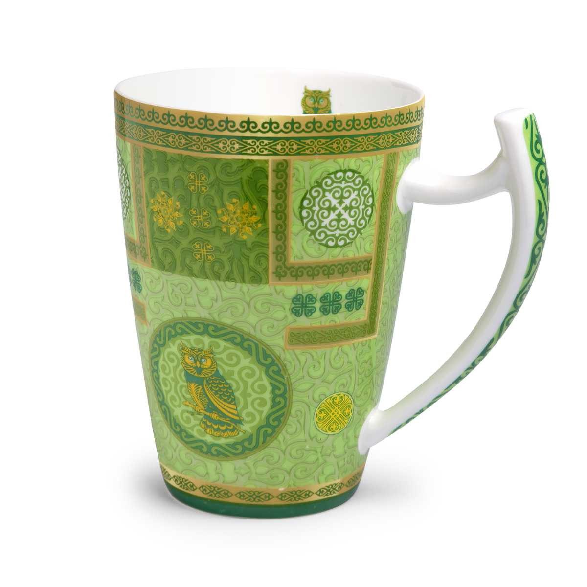 TeaLogic Tasse Elly Eule Fine Bone China Porzellan Jumbobecher Volumen 0,5 L, 1-tlg.