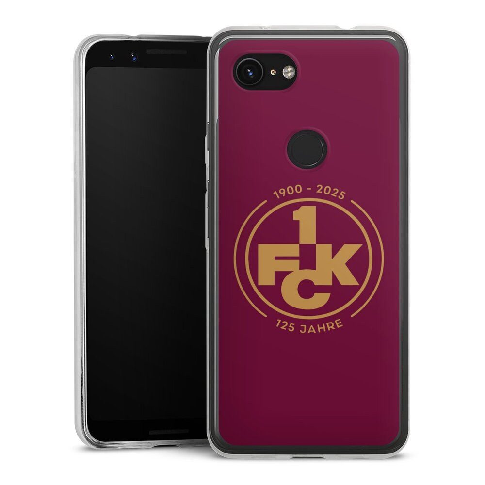 DeinDesign Handyhülle 1. FC Kaiserslautern 1. FCK 125 Jahre 1. FCK 125. Jubiläum, Google Pixel 3a Slim Case Silikon Hülle Ultra Dünn Schutzhülle