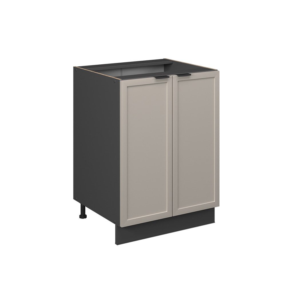 Vicco Unterschrank Fame-Line, GrauBeige/Anthrazit, 60 cm günstig online kaufen