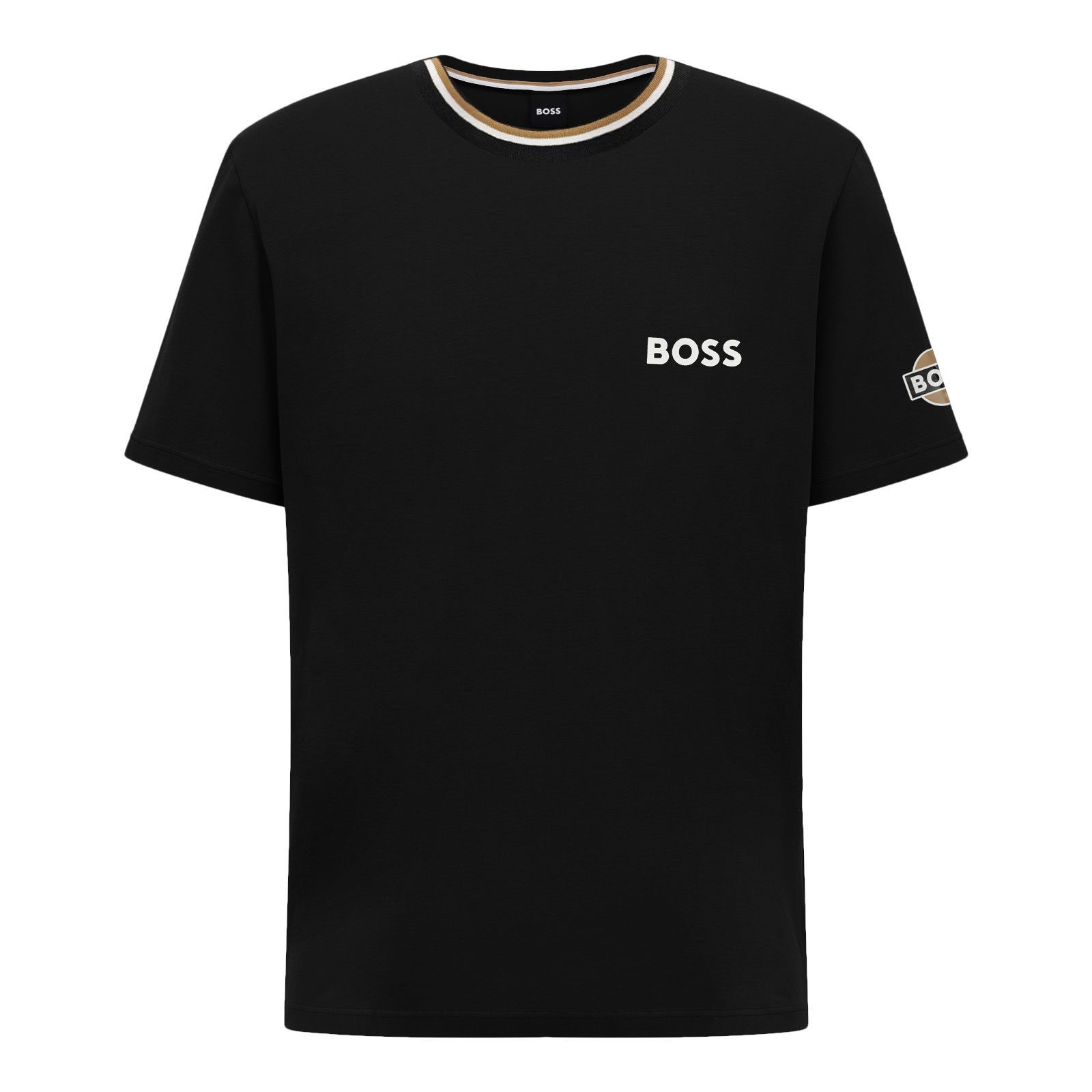 BOSS Kurzarmshirt Racing T-Shirt mit Boss-Logo auf Brust und Arm