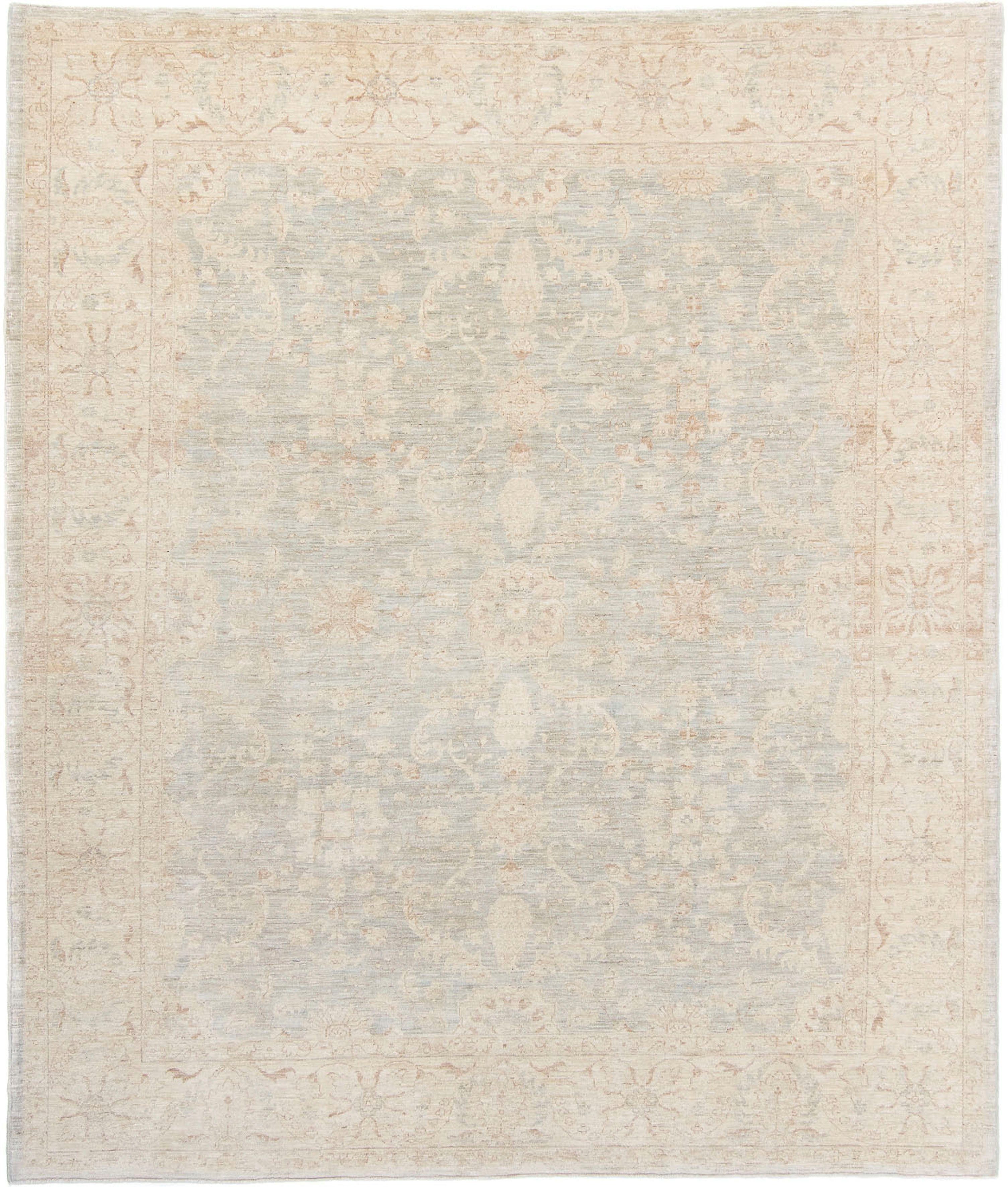 Orientteppich Täbriz - 296 x Höhe: cm - 252 rechteckig, mm, Wohnzimmer, mit morgenland, Handgeknüpft, Zertifikat Einzelstück beige, 10