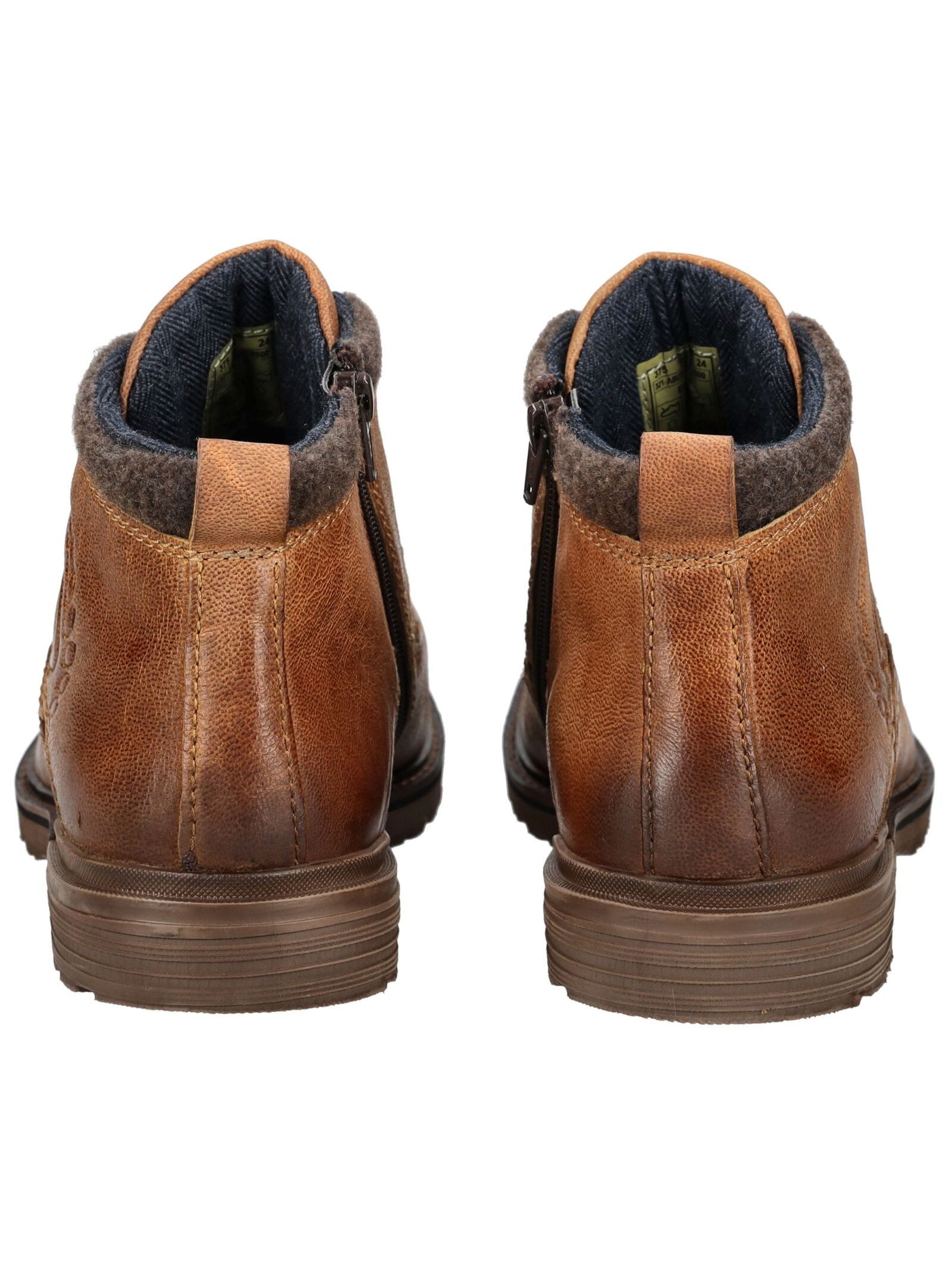 bugatti bugatti Stiefelette Leder Schnürstiefelette