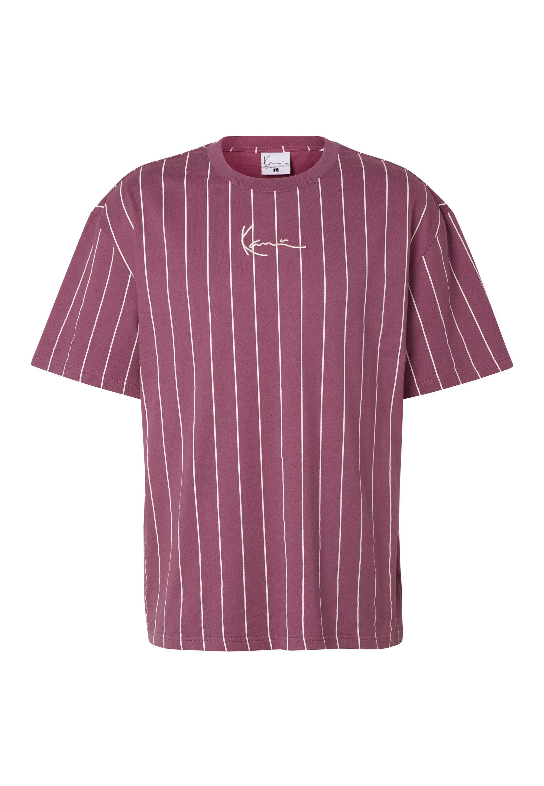 Karl Kani T-Shirt Karl Kani Small Signature Essential Pinstripe Tee (1-tlg)