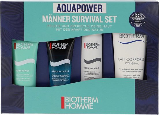 BIOTHERM Gesichtspflege-Set »Homme Aquapower Survival«, 4-tlg.