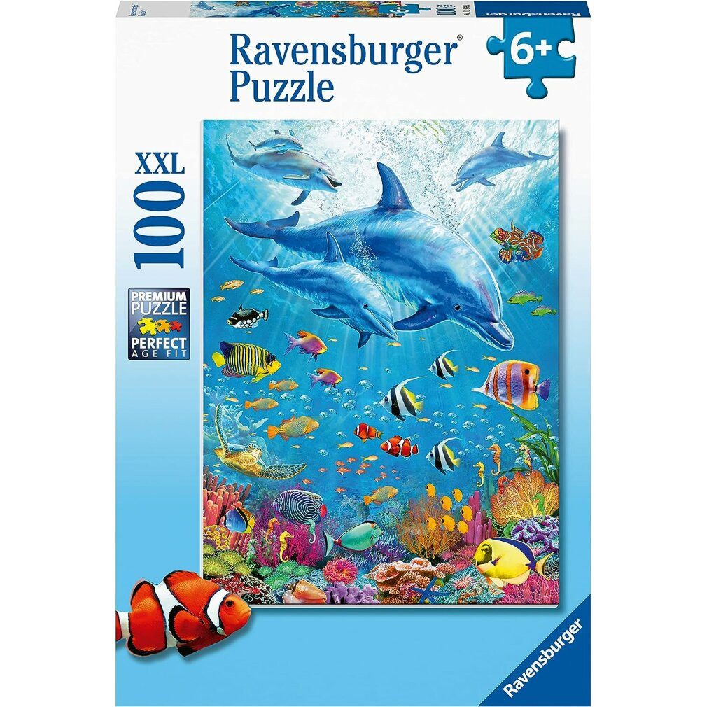 Ravensburger Puzzle Treffen der Delfine, 100 günstig online kaufen