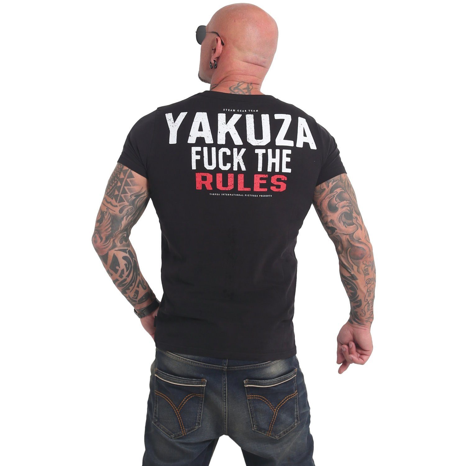 T-Shirt schwarz Rules YAKUZA