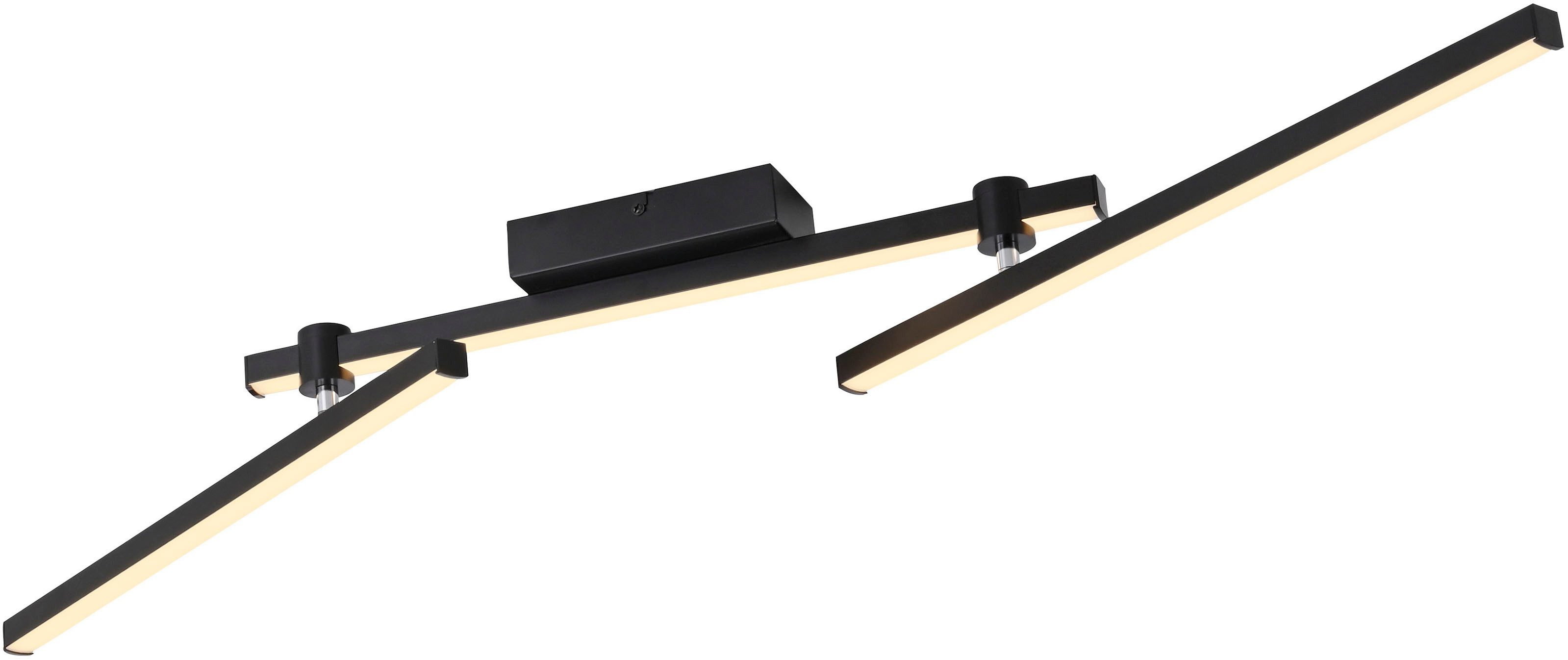 SCHÖNER WOHNEN-Kollektion LED Deckenleuchte STRAIGHT, LED fest integriert, Warmweiß, SCHÖNER WOHNEN Kollektion, drehbar