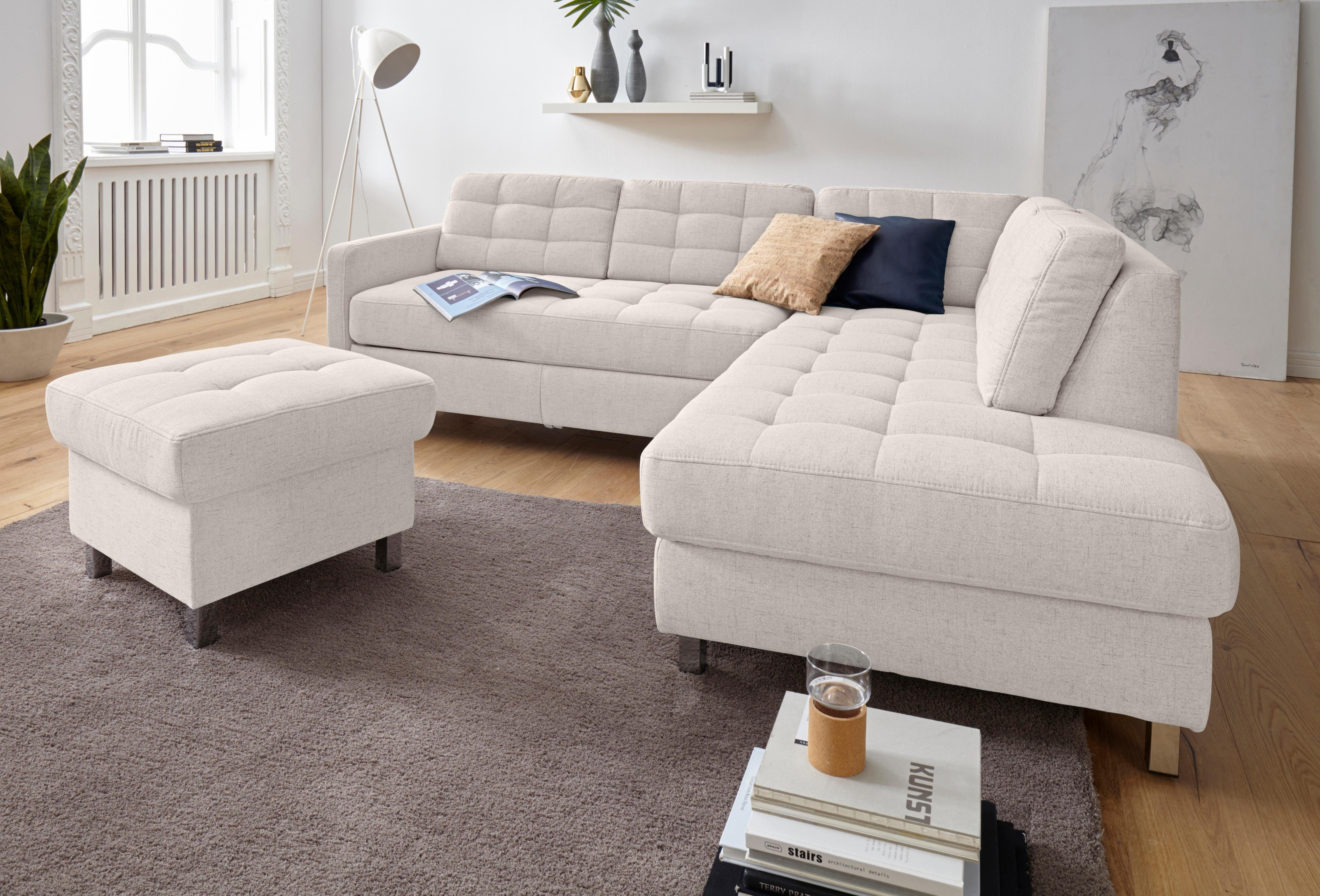 sit&more Ecksofa Picasso L-Form, wahlweise mit Bettfunktion und Bettkasten