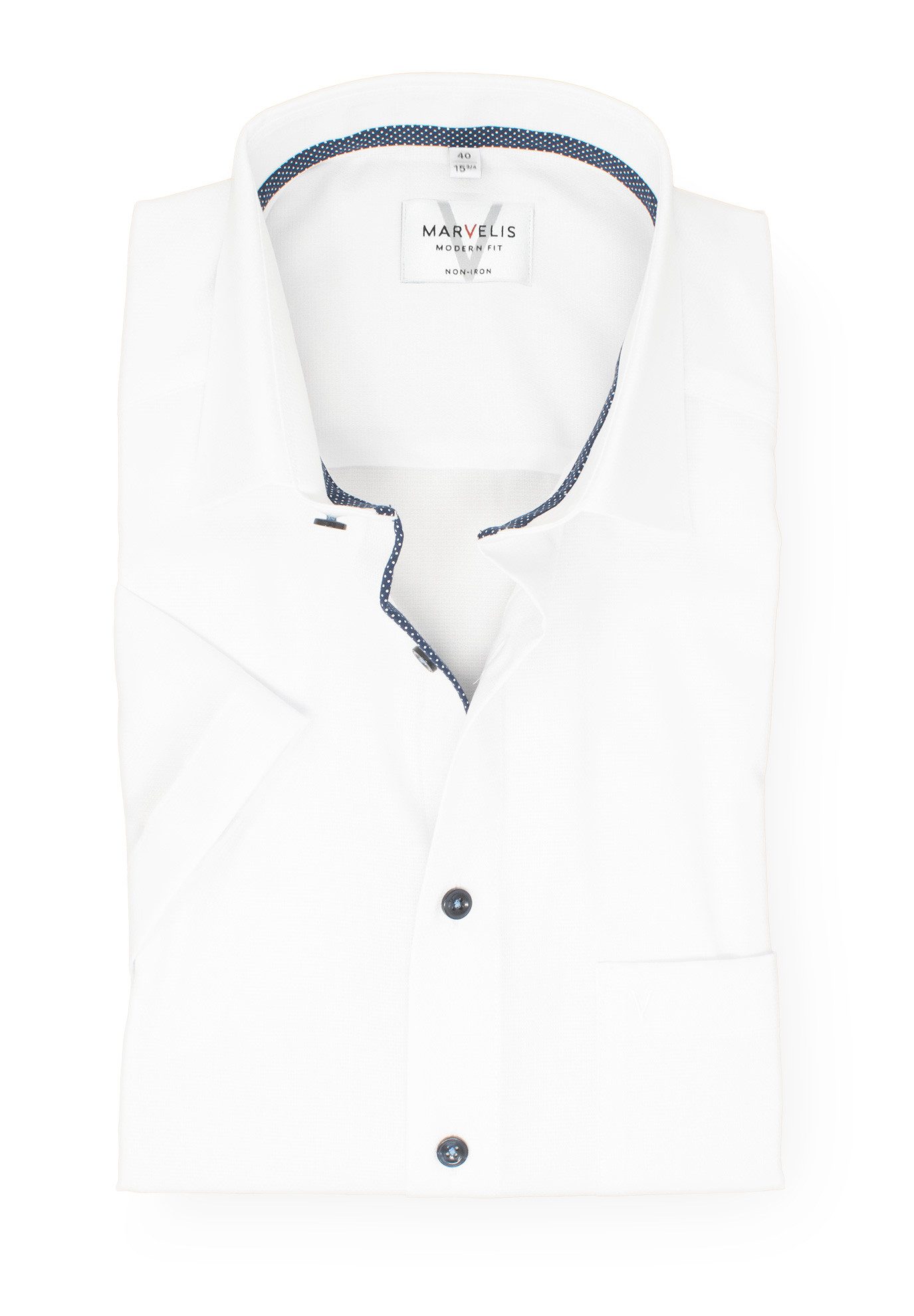 MARVELIS Businesshemd Modern Fit normale, leicht günstig online kaufen