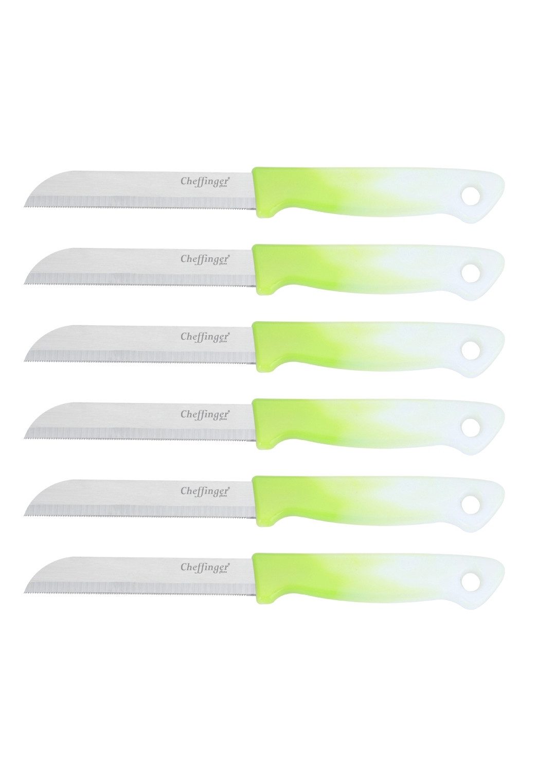 Cheffinger Steakmesser Cheffinger Messer-Set Küchenmesser Steakmesser 6-tlg CF-MK06 Auswahl