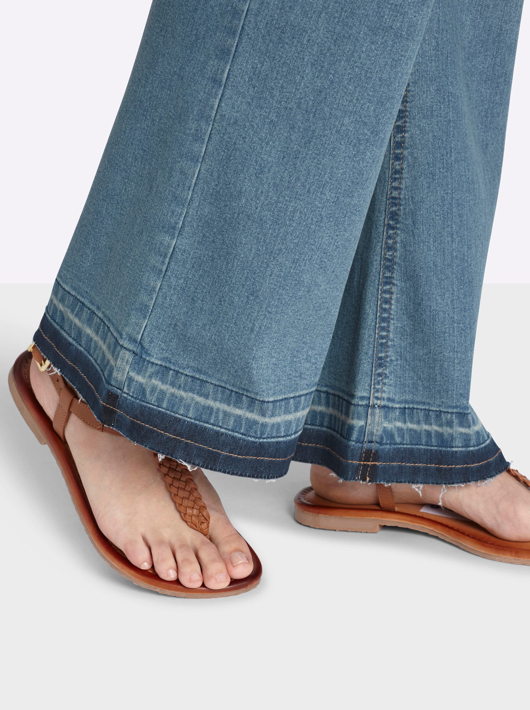 Sheego Bequeme Jeans Bootcut-Jeans normal