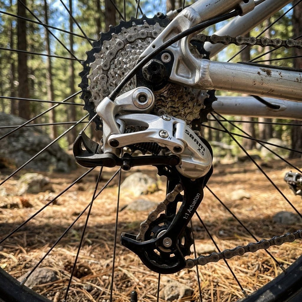 SRAM SRAM Schaltwerk X.5 36T - 8-/9-fach MTB Schaltwerk, langer Käfig, silb