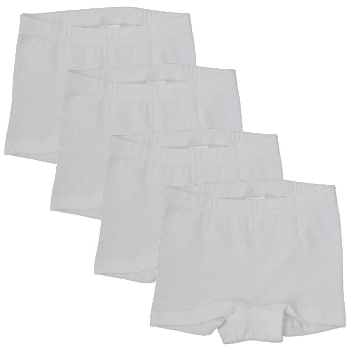 HERMKO Panty 2710 (Pack, 4er) 100 % Bio-Baumwolle, Pant, Tunnelzug, ohne Gummiabschlüssen, Basic