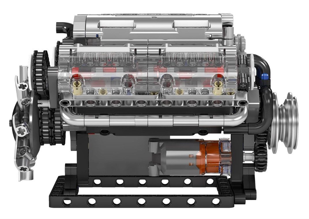 Mould King 10087 L4 Ottomotor Konstruktions-Spielset, (1787 St)