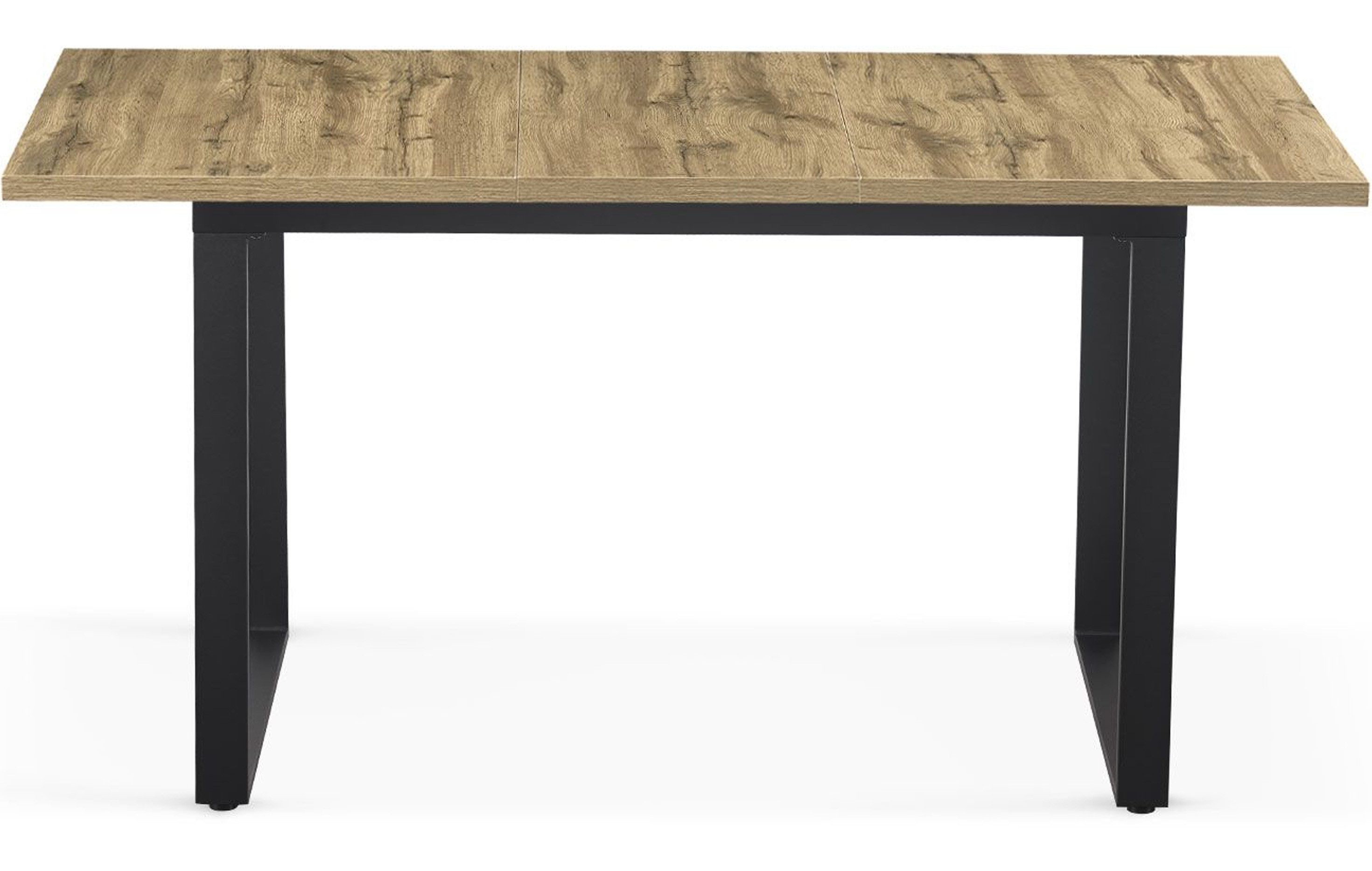 B&D home Esstisch LARS, Metallgestell schwarz oder weiß, ausziehbar 120-160 günstig online kaufen