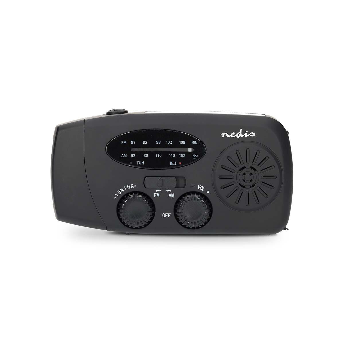 Nedis RDFMCR2000BK Notfallradio (FM Radio, 2 W)