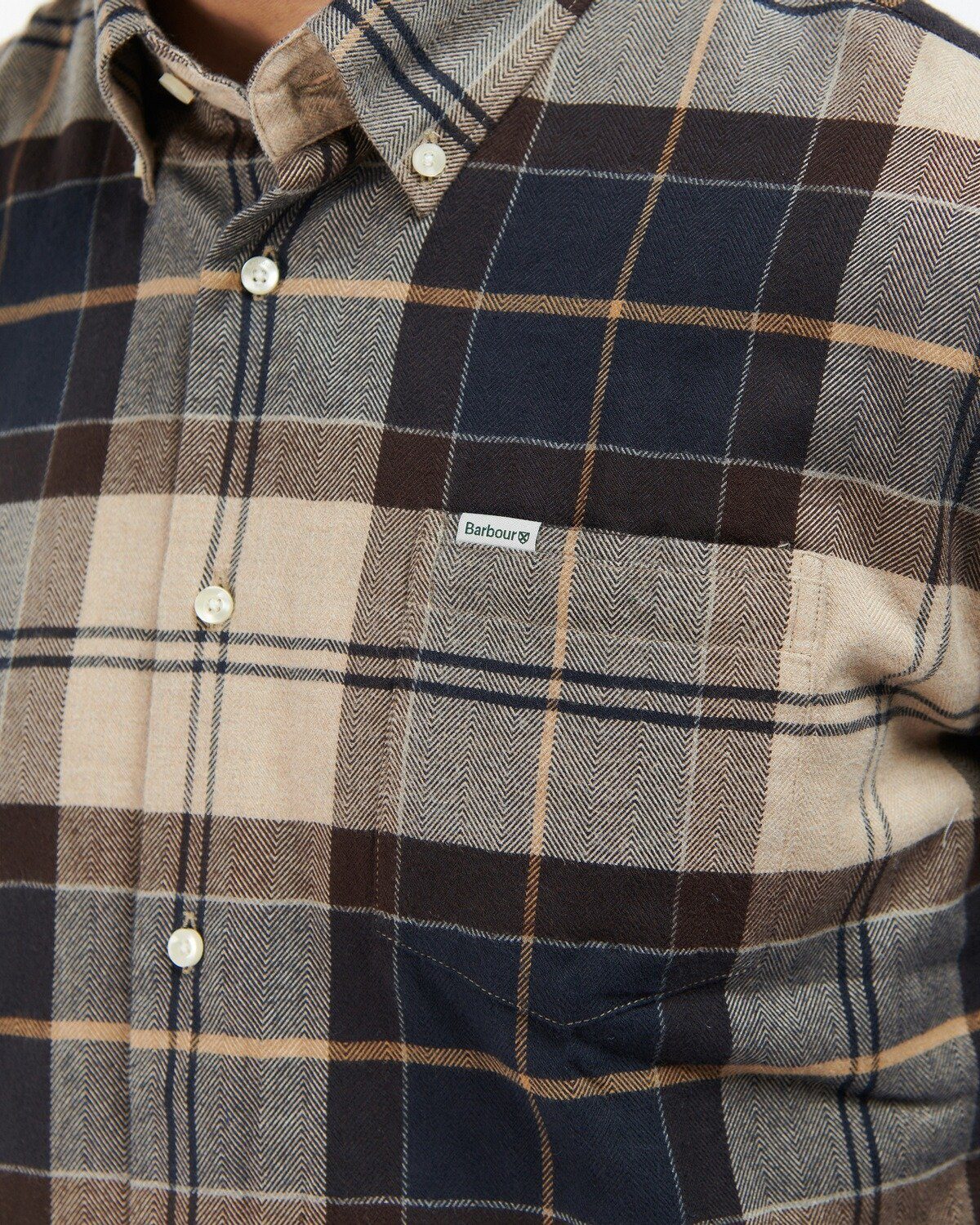 Barbour Flanellhemd Karohemd Hogside