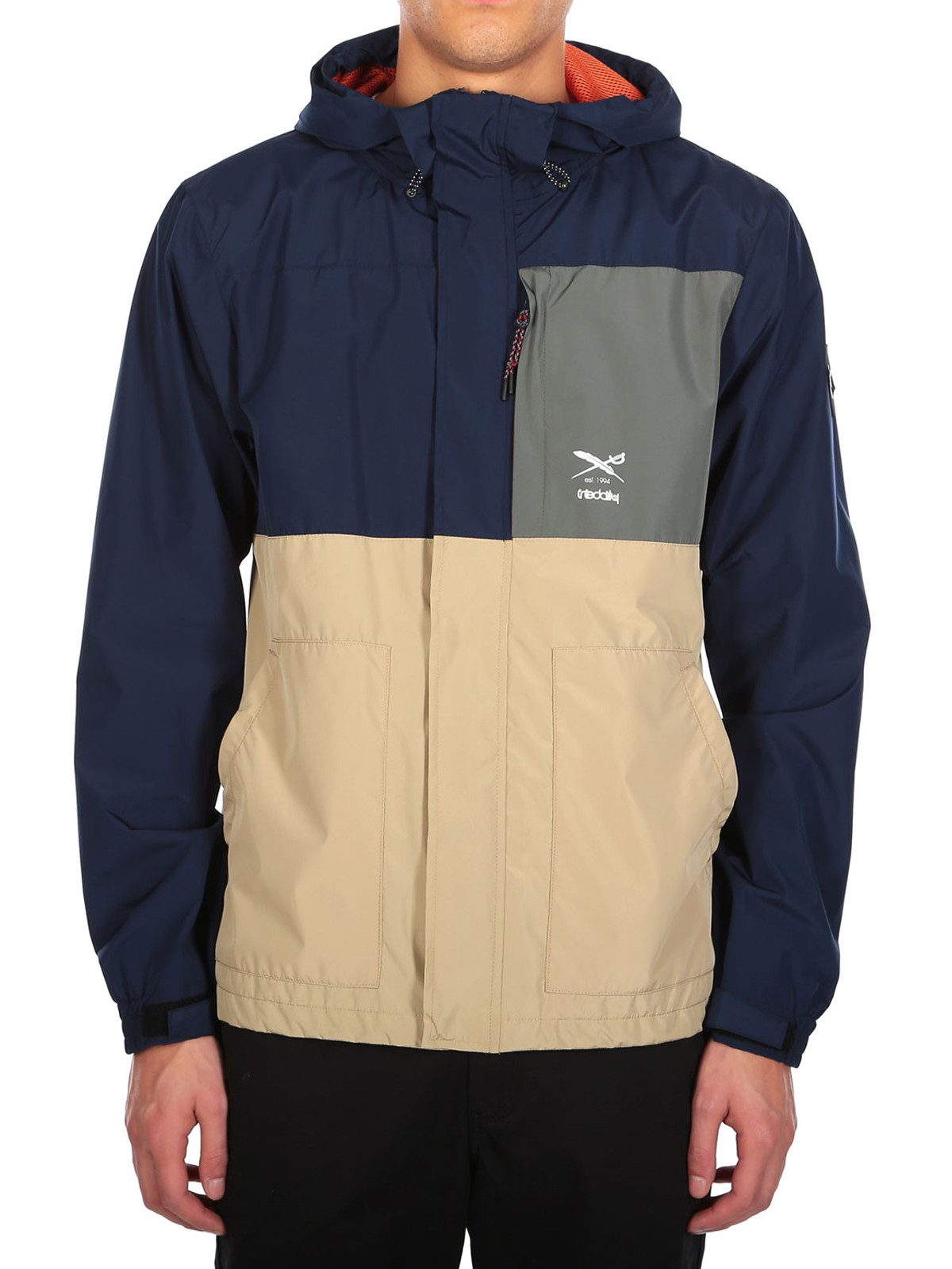 iriedaily Allwetterjacke IrieDaily Resulaner Anorak (1-St) Wassersäule: 5000 mm