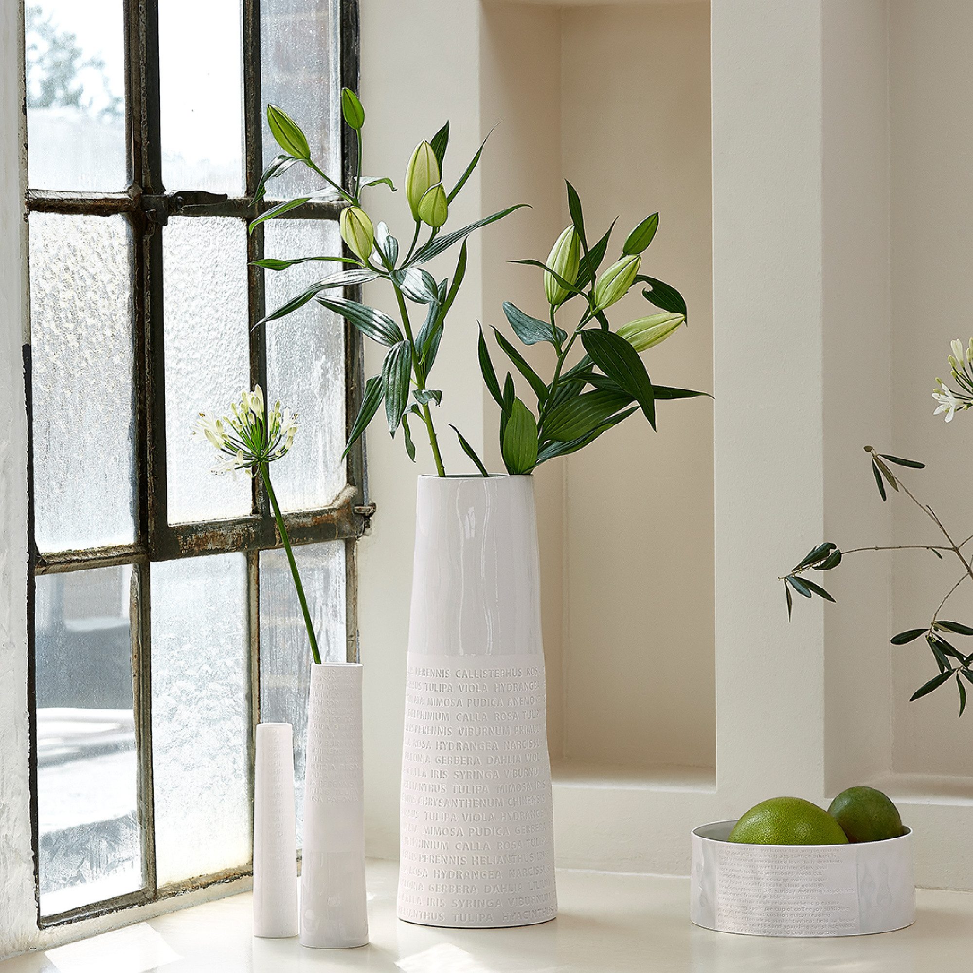 Räder Dekovase räder Raumpoesie Vase Porzellan groß weiß