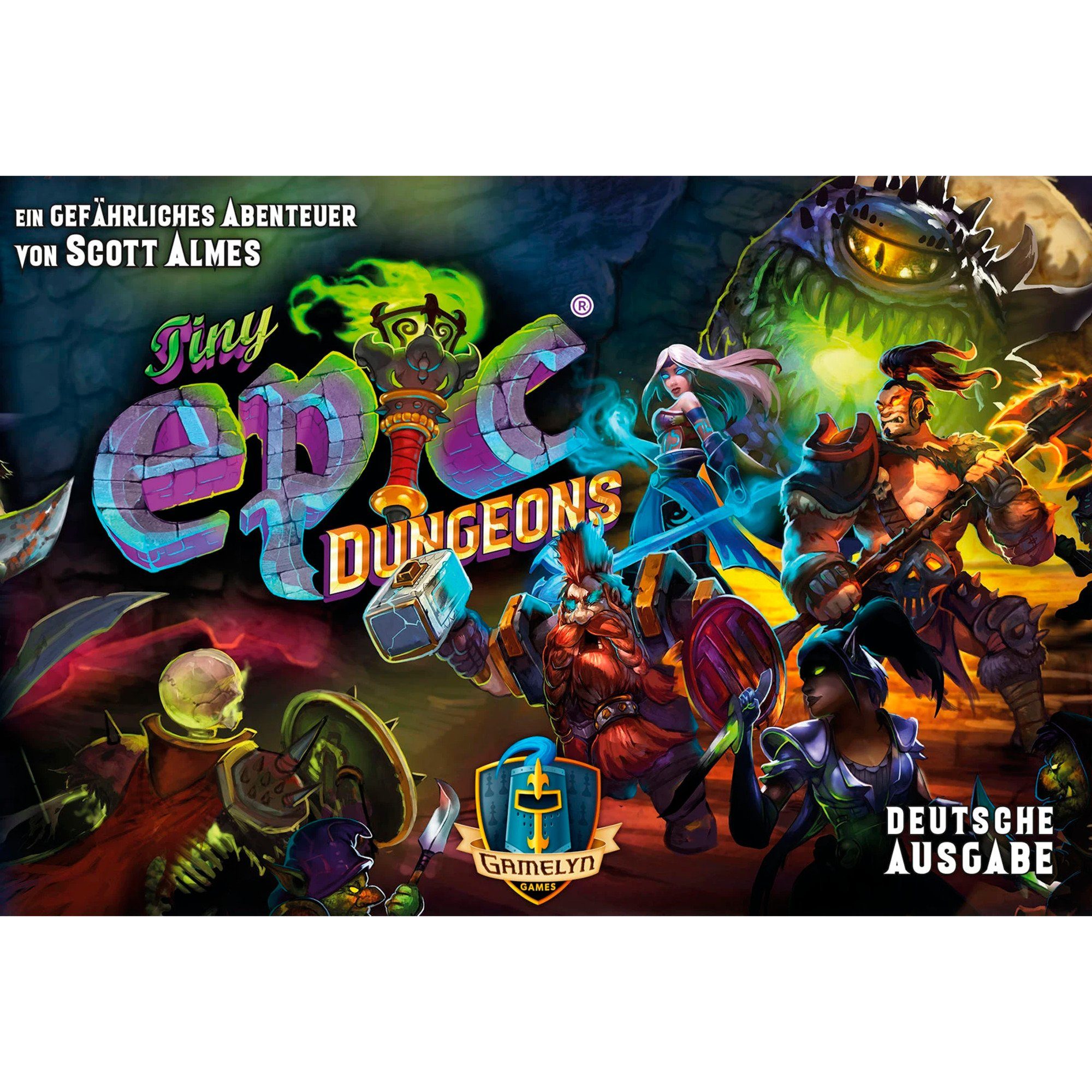 Dungeons, Asmodee Brettspiel Spiel, Tiny Asmodee Epic