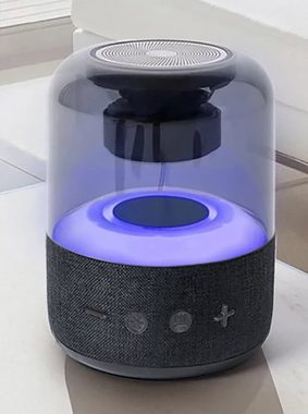 Leicke DJ Roxxx Prisma Bluetooth-Lautsprecher (Bluetooth, 5 W, Ambient Light, 360° Surround Sound, staub- und spritzwassergeschützt)