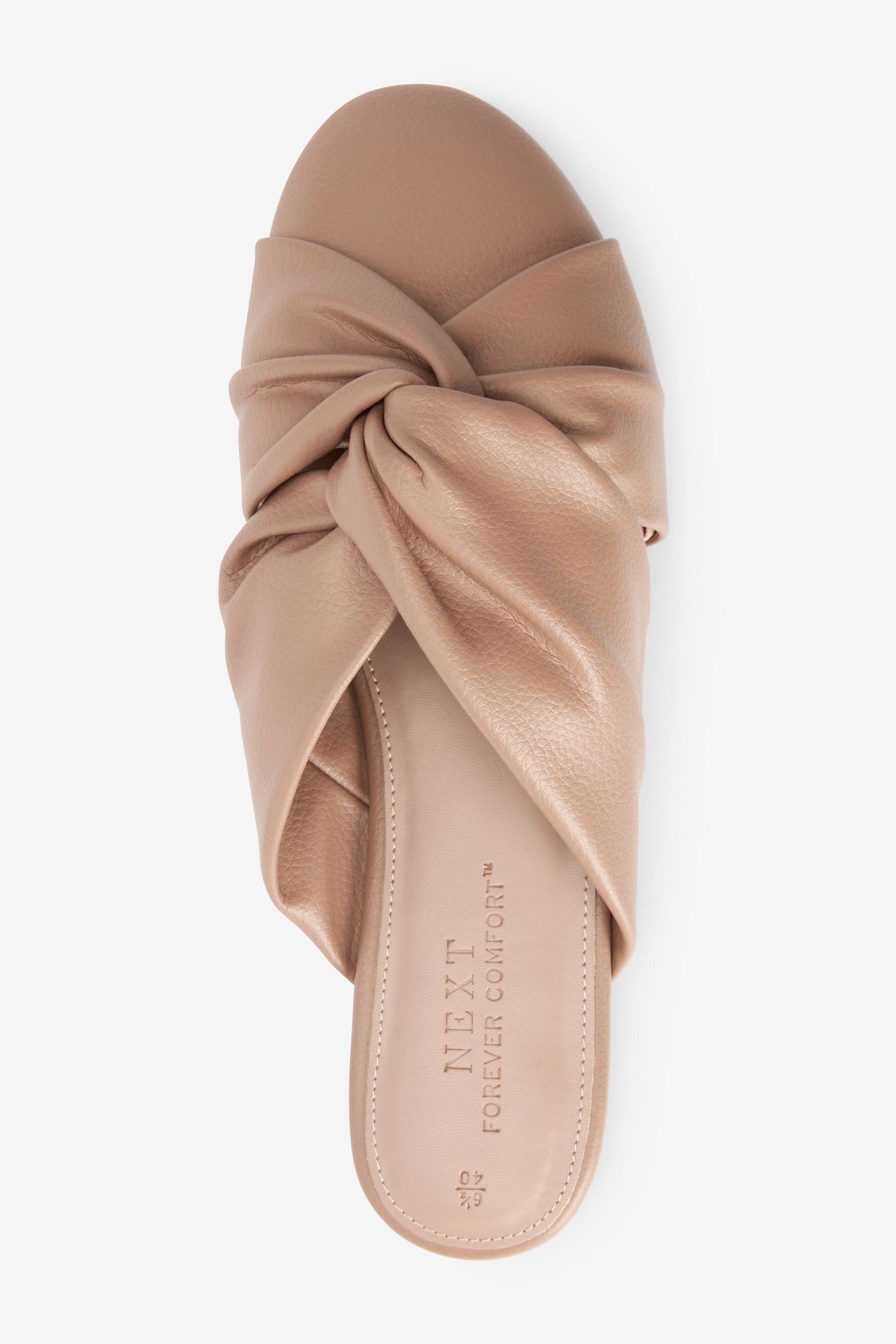 Next Forever Comfort® Pantoletten mit Twist-Design (1-tlg) Pantolette Pink