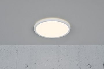 Nordlux LED Deckenleuchte OJA, LED fest integriert, Farbwechsler, Farbwechsel + Nachtlicht Funktion, inkl. LED Modul, inkl. Dimmer
