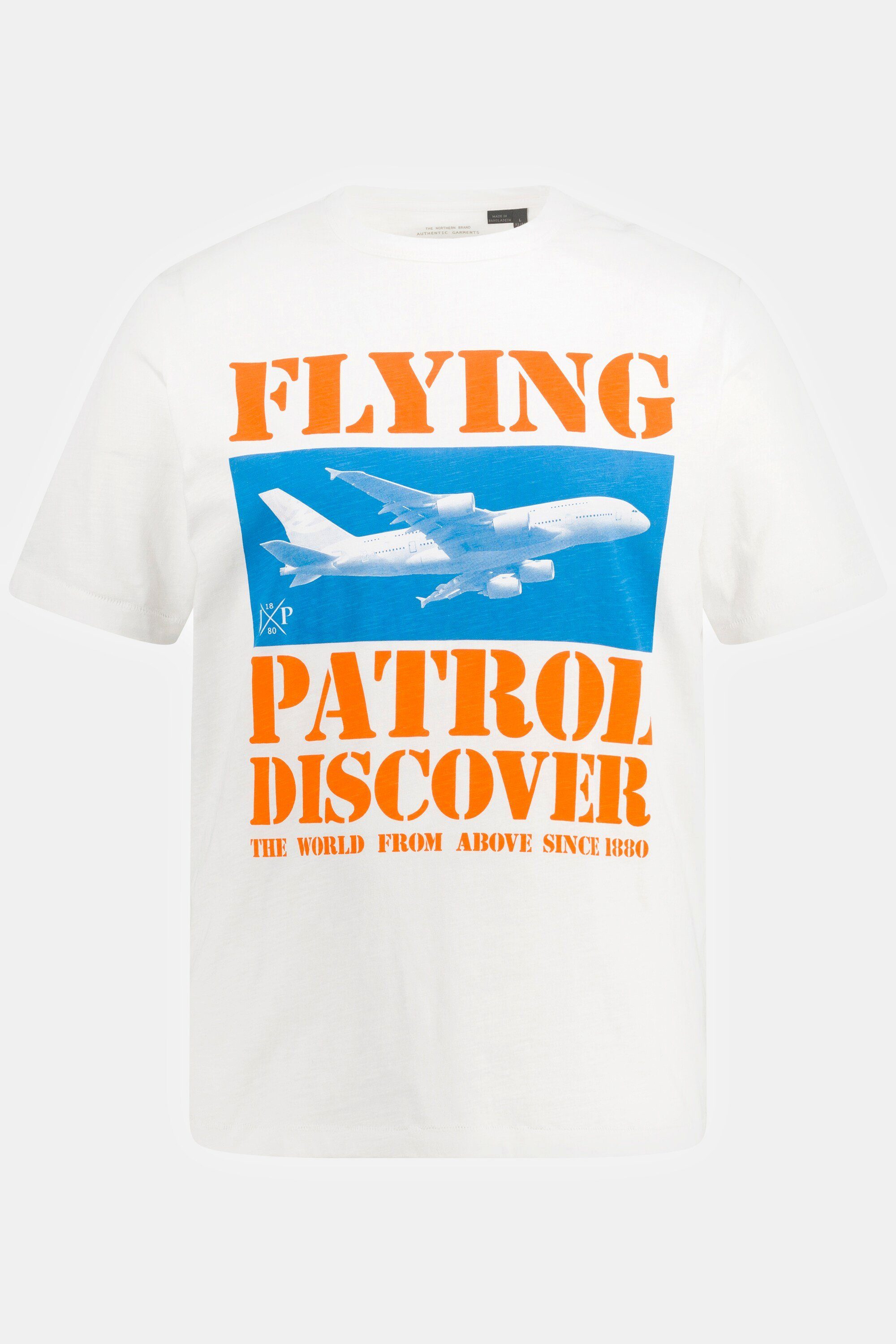 T-Shirt Patrol JP1880 Print T-Shirt Rundhals Flying Halbarm