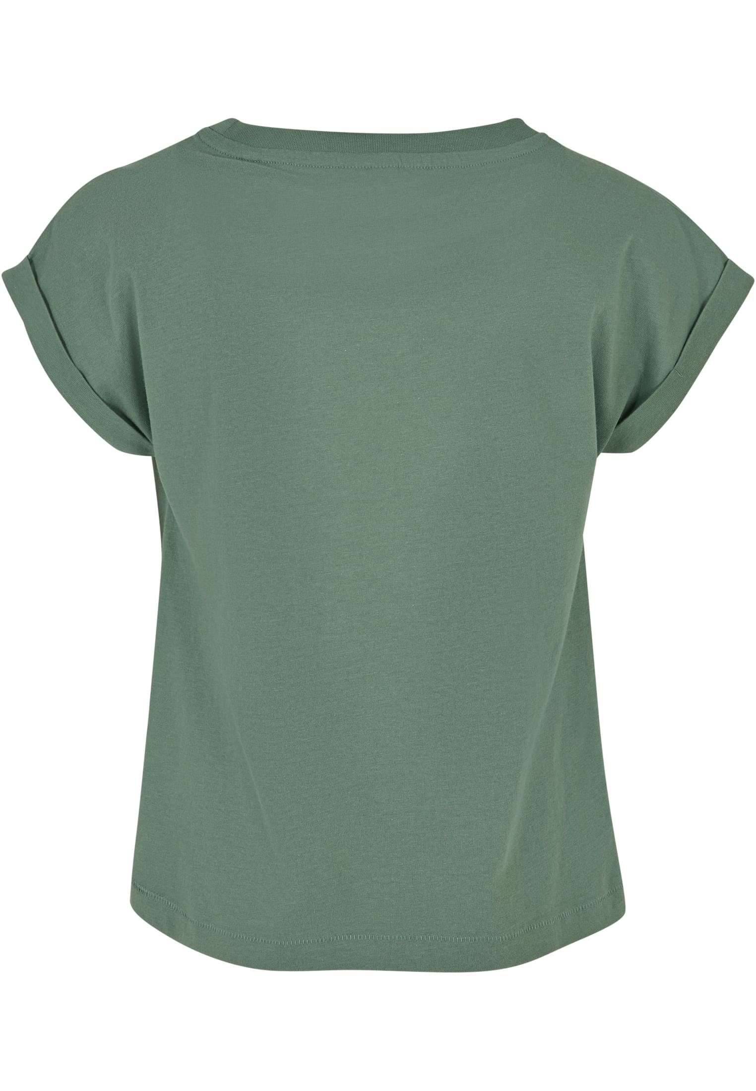 (1-tlg) Girls Tee URBAN Organic Kinder T-Shirt salvia Extended CLASSICS Shoulder