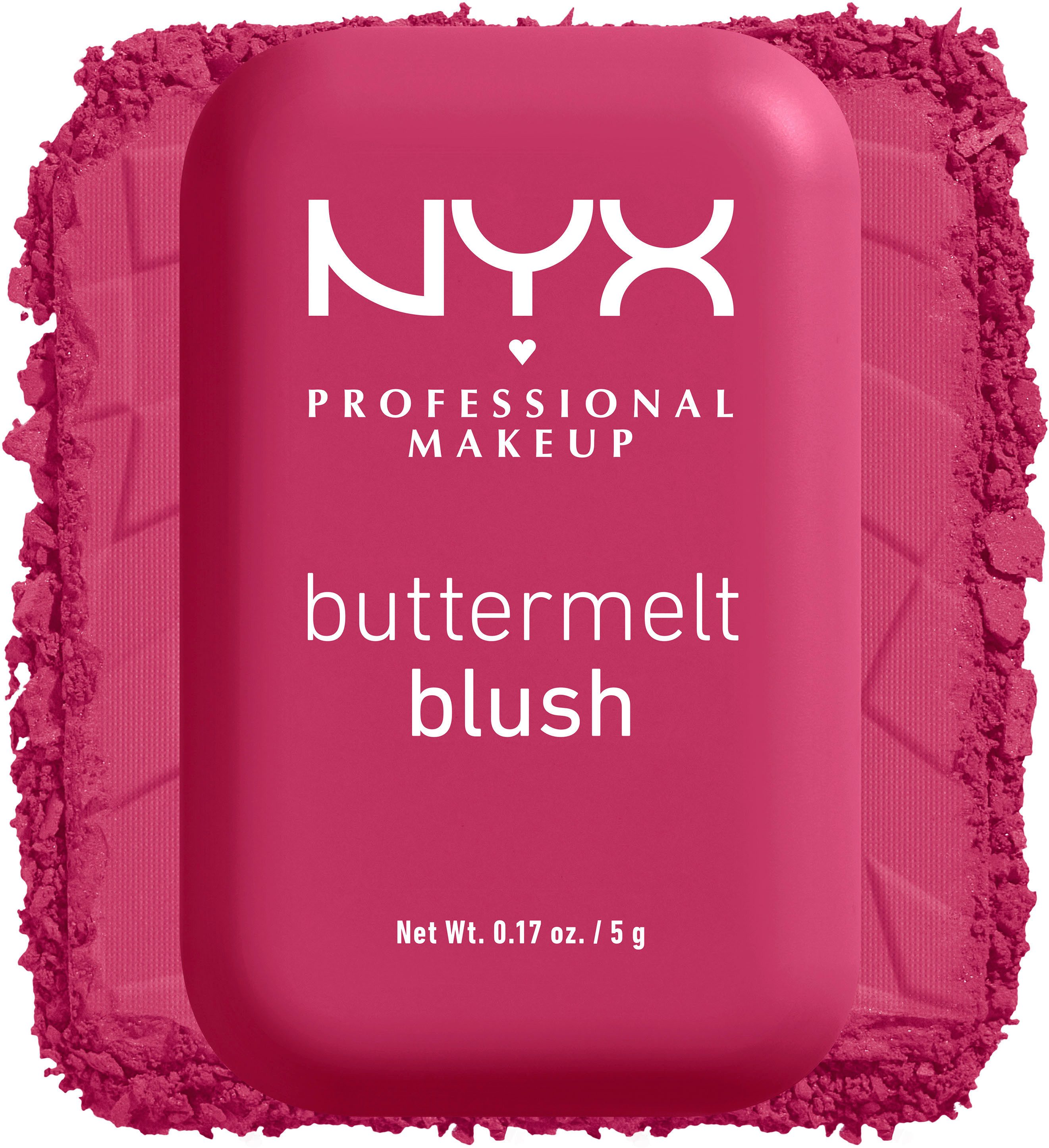 NYX PROFESSIONAL MAKEUP Rouge BUTTERMELT BLUSH, verschmilzt wie ein Puder, lässt sich wie Butter verblenden